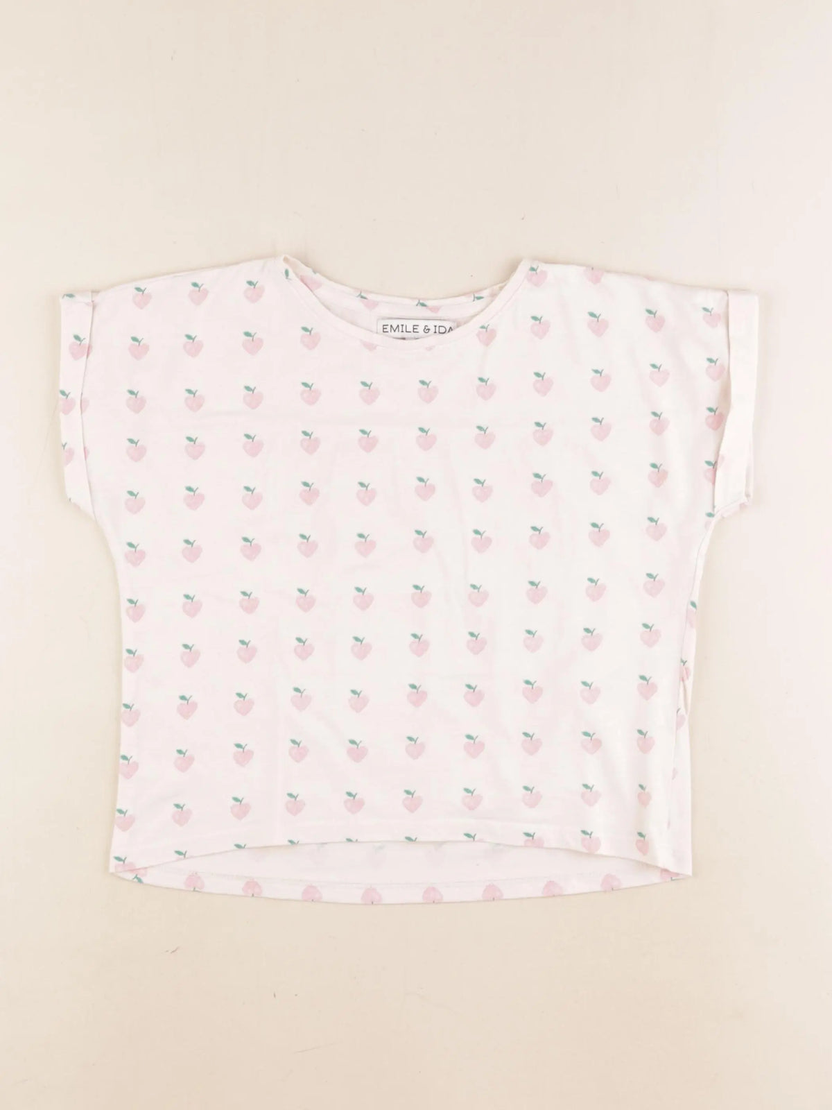 Emile et Ida - tee-shirt rose - 8 ans