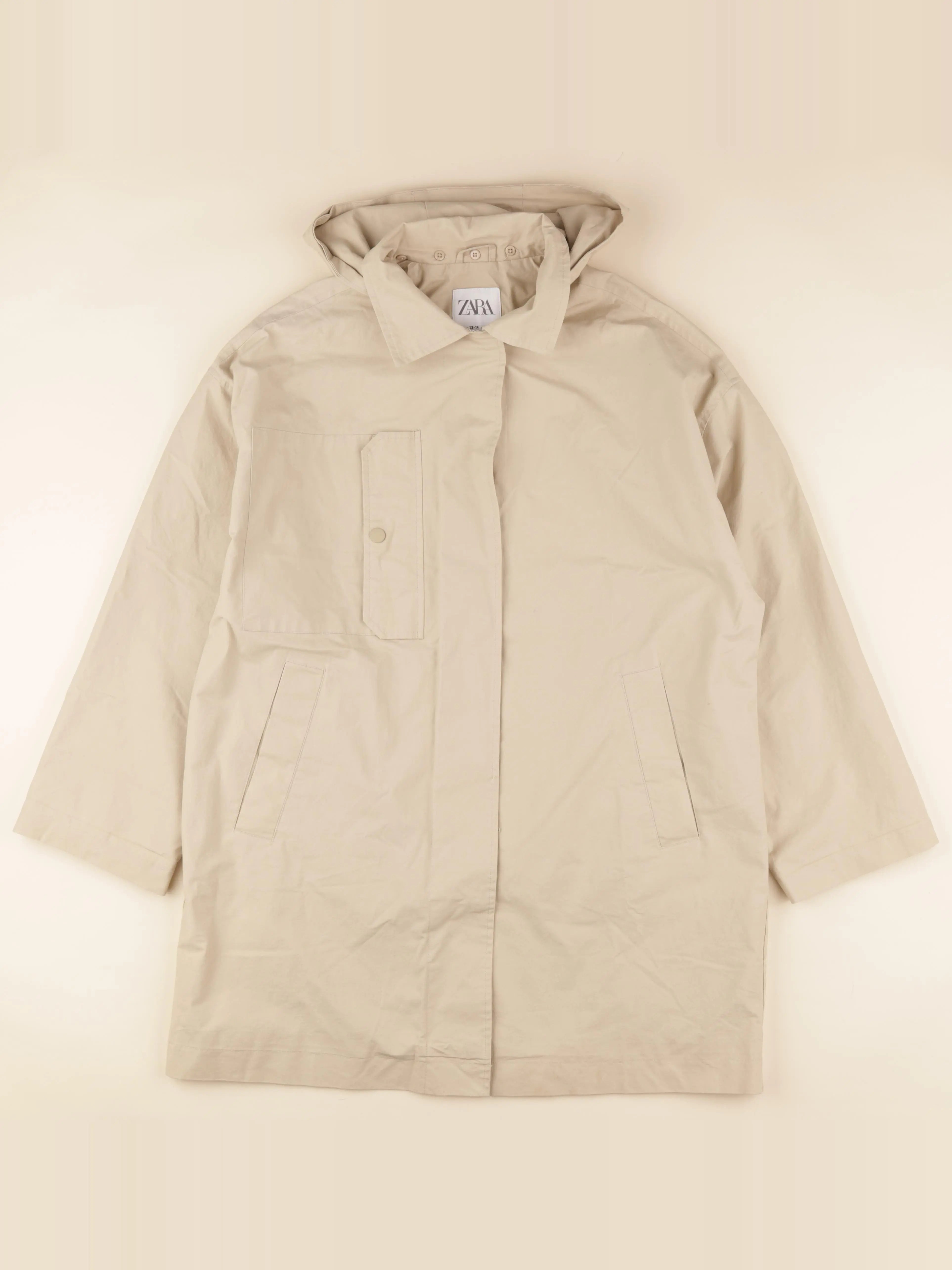 Zara - manteau beige - 13/14 ans