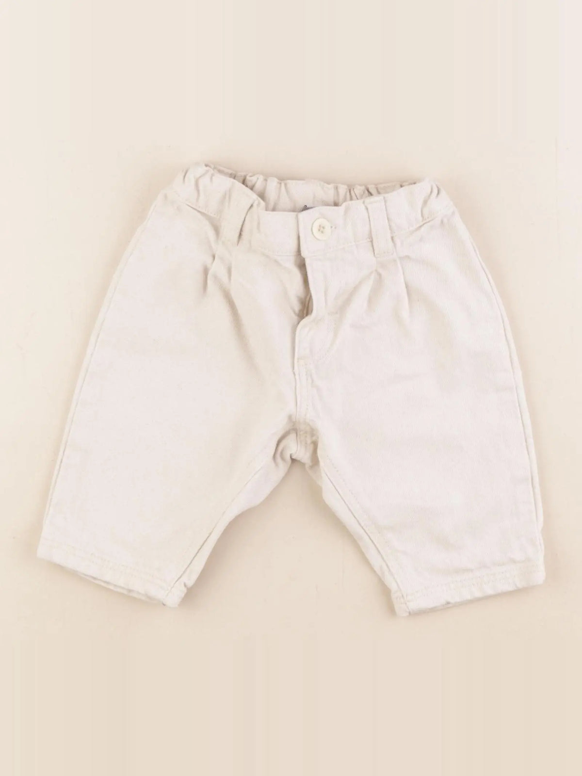 Petit Bateau - pantalon beige - 6 mois
