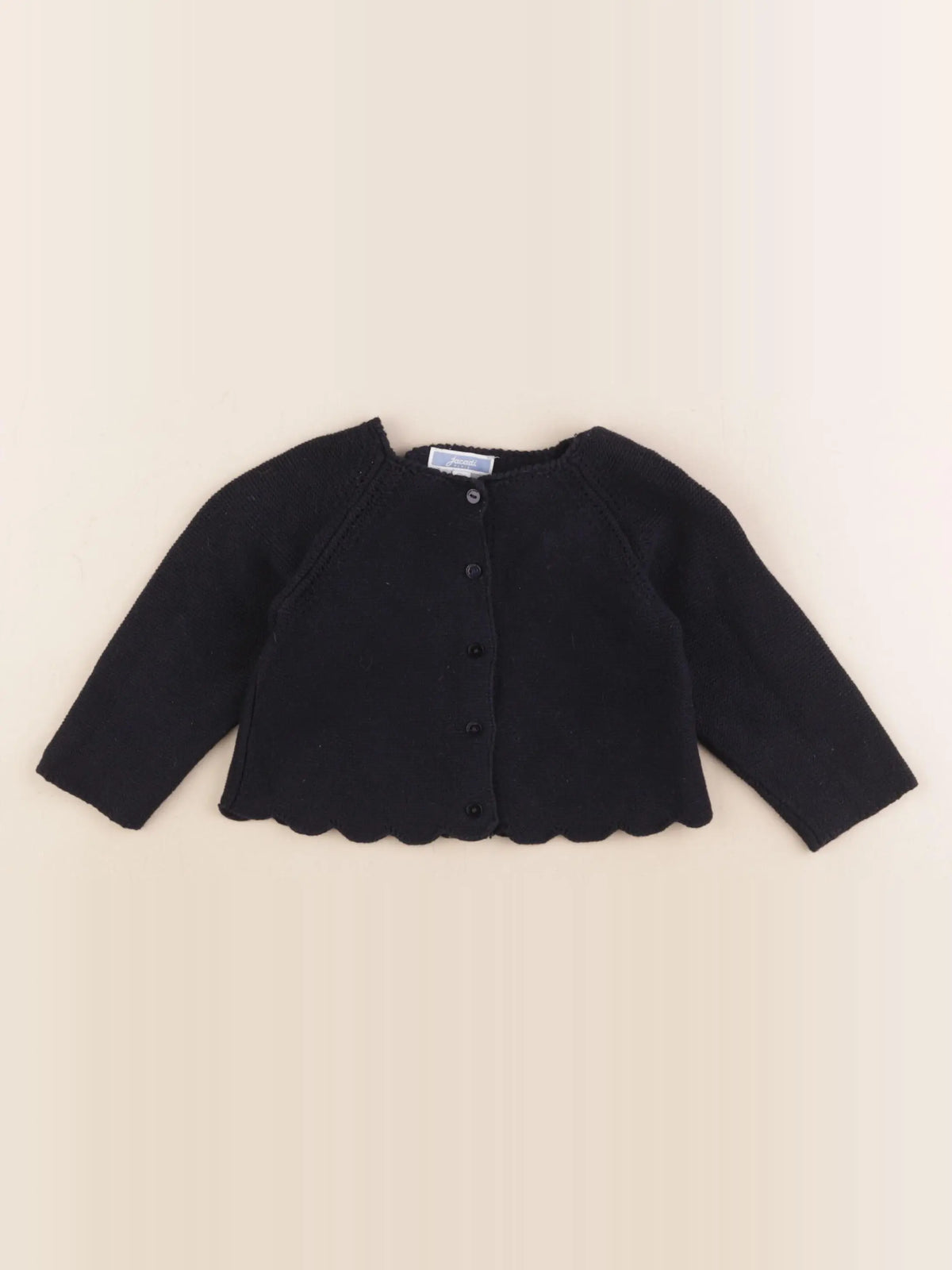 Jacadi - gilet bleu - 12 mois