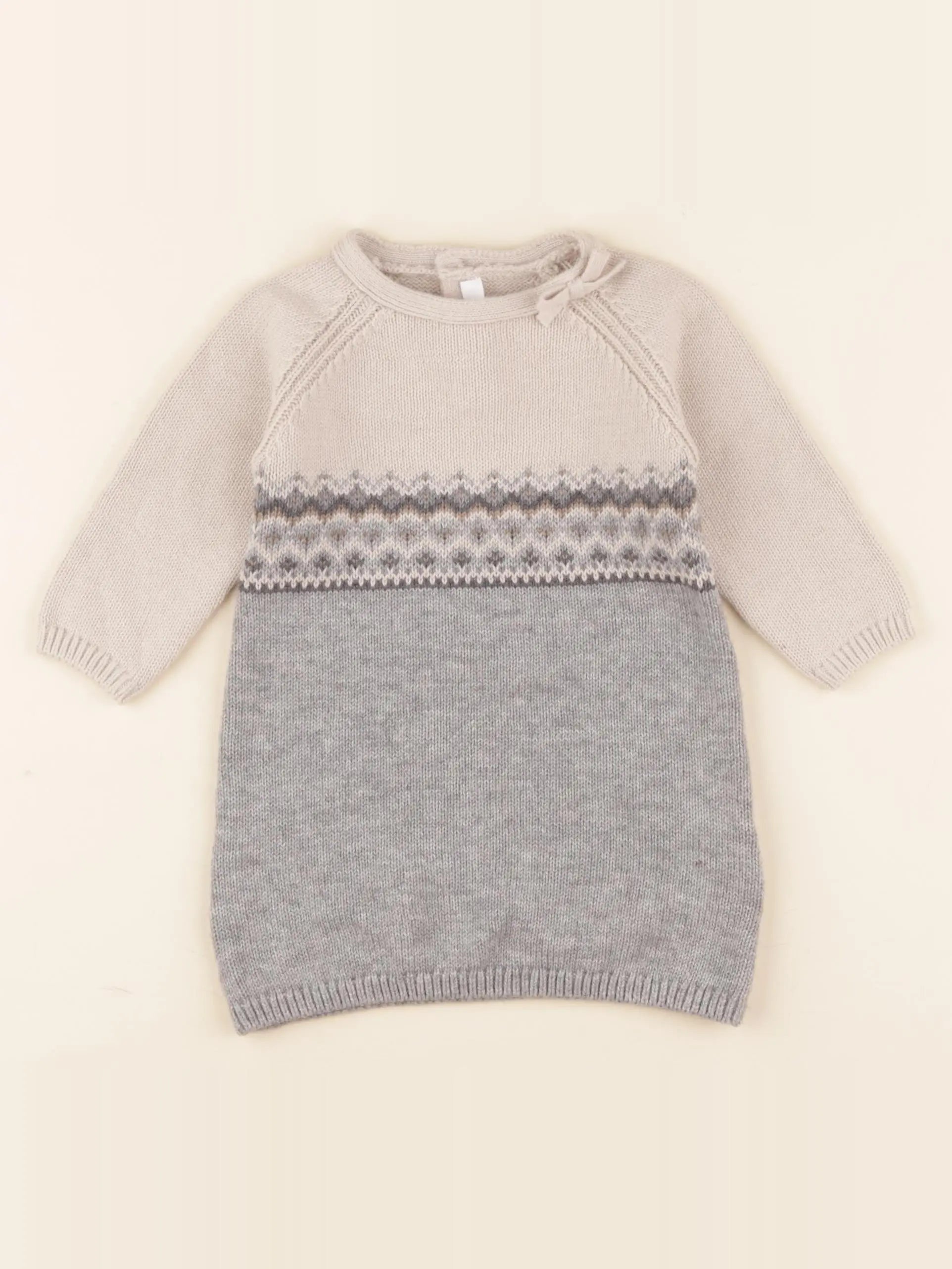 Jacadi - robe gris - 6 mois