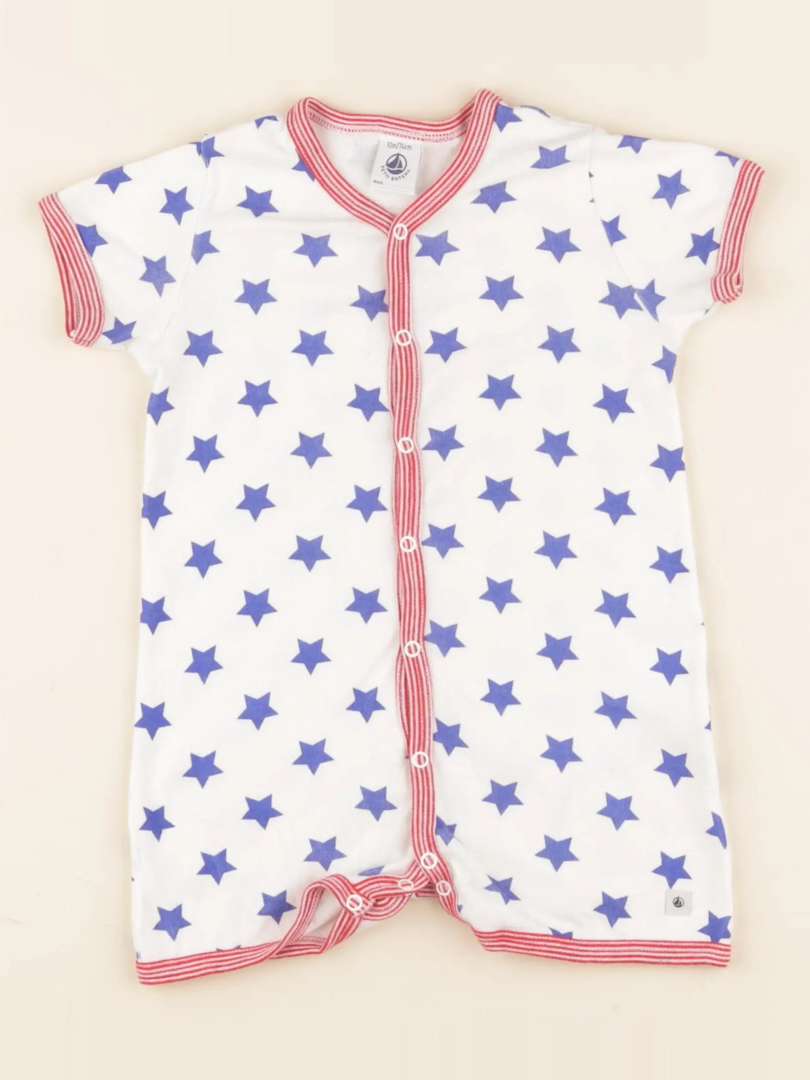 Petit Bateau - pyjama coton multicolore - 12 mois