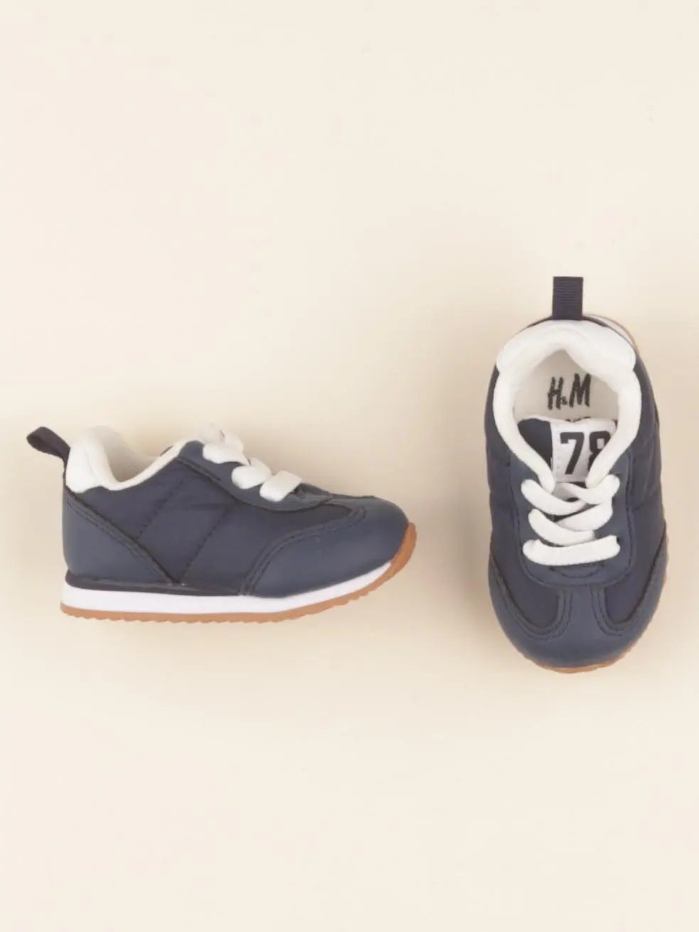 H&M - baskets bleu - pointure 16/17