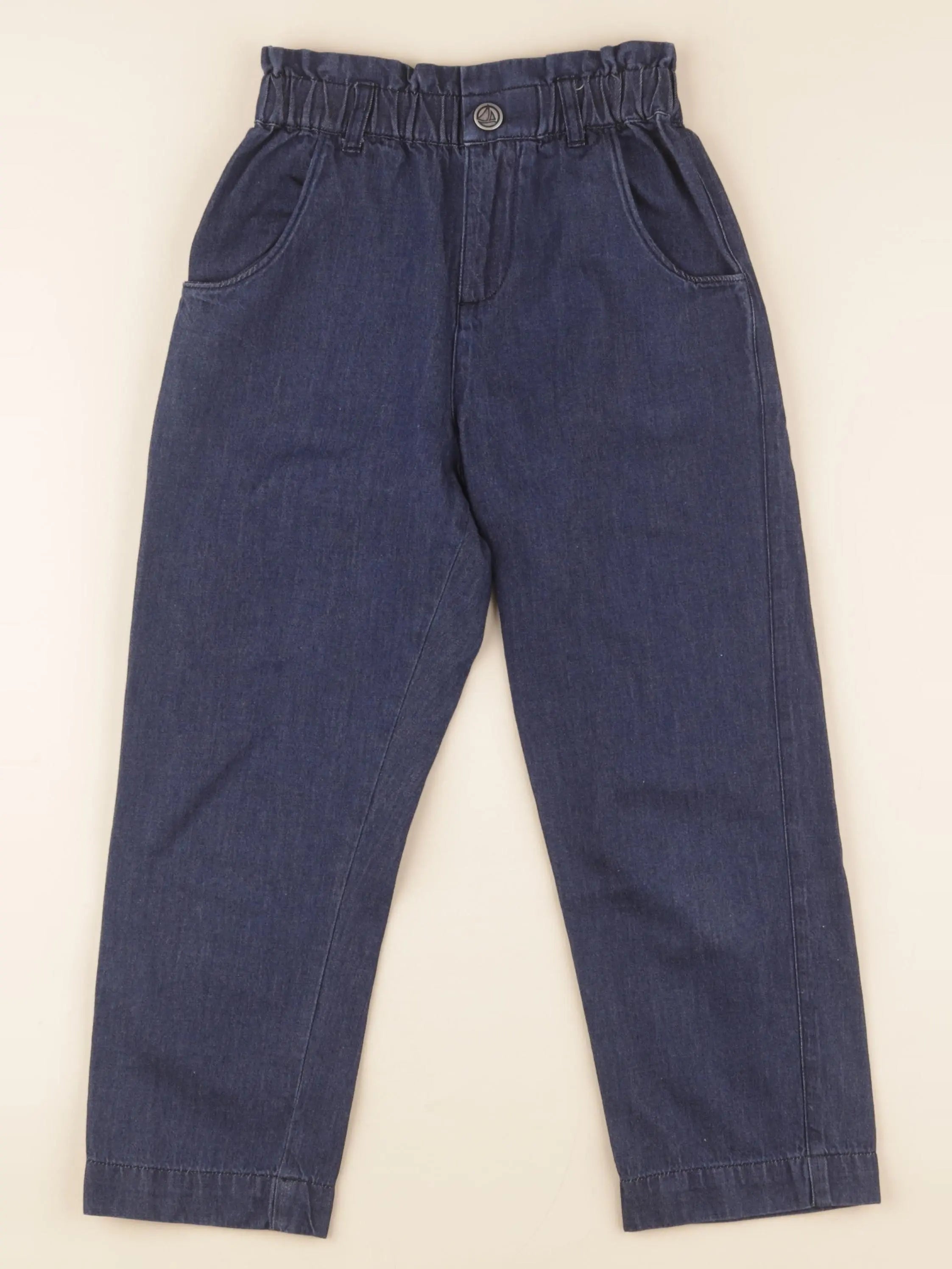 Petit Bateau - pantalon bleu - 8 ans