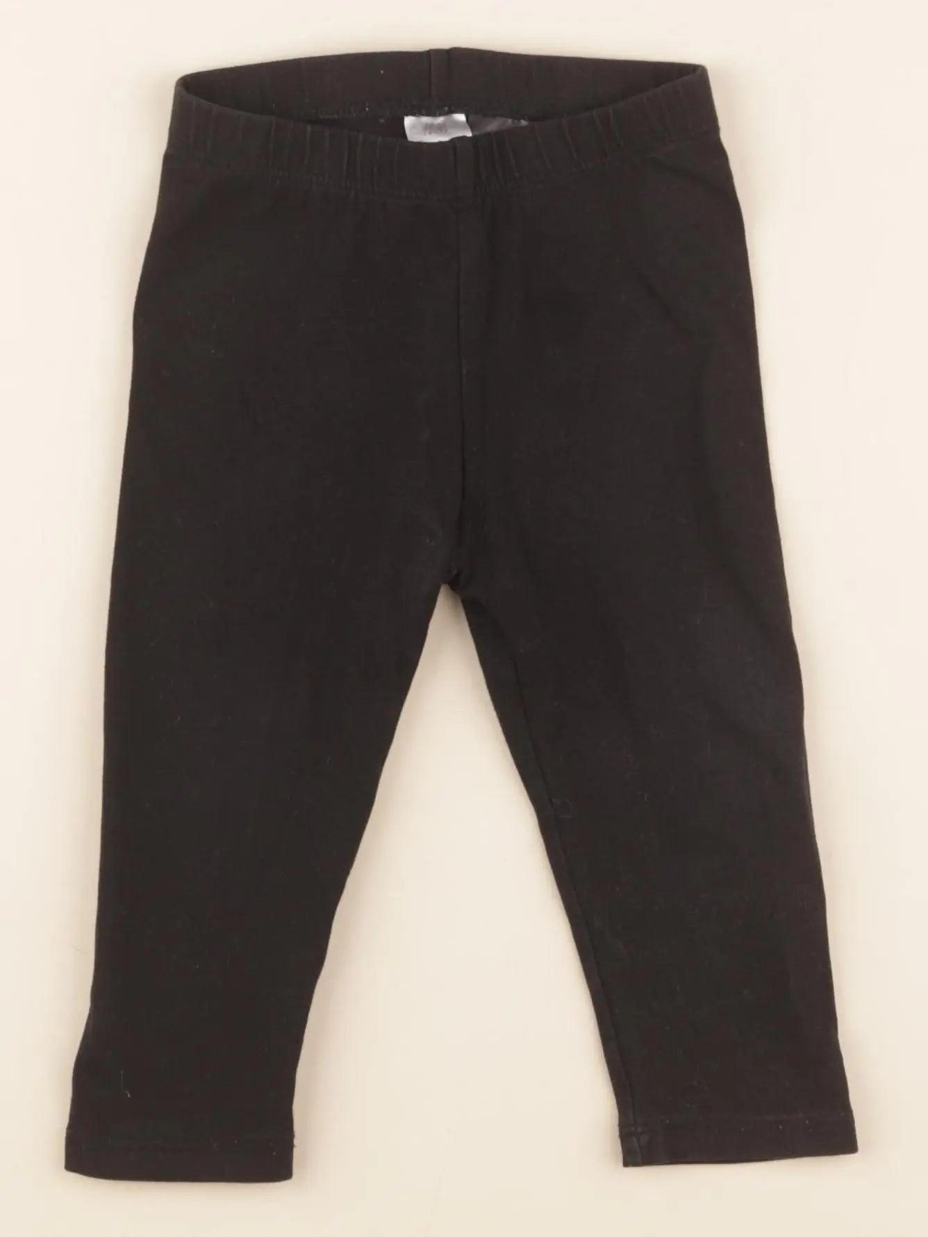 H&M - legging noir - 9/12 mois