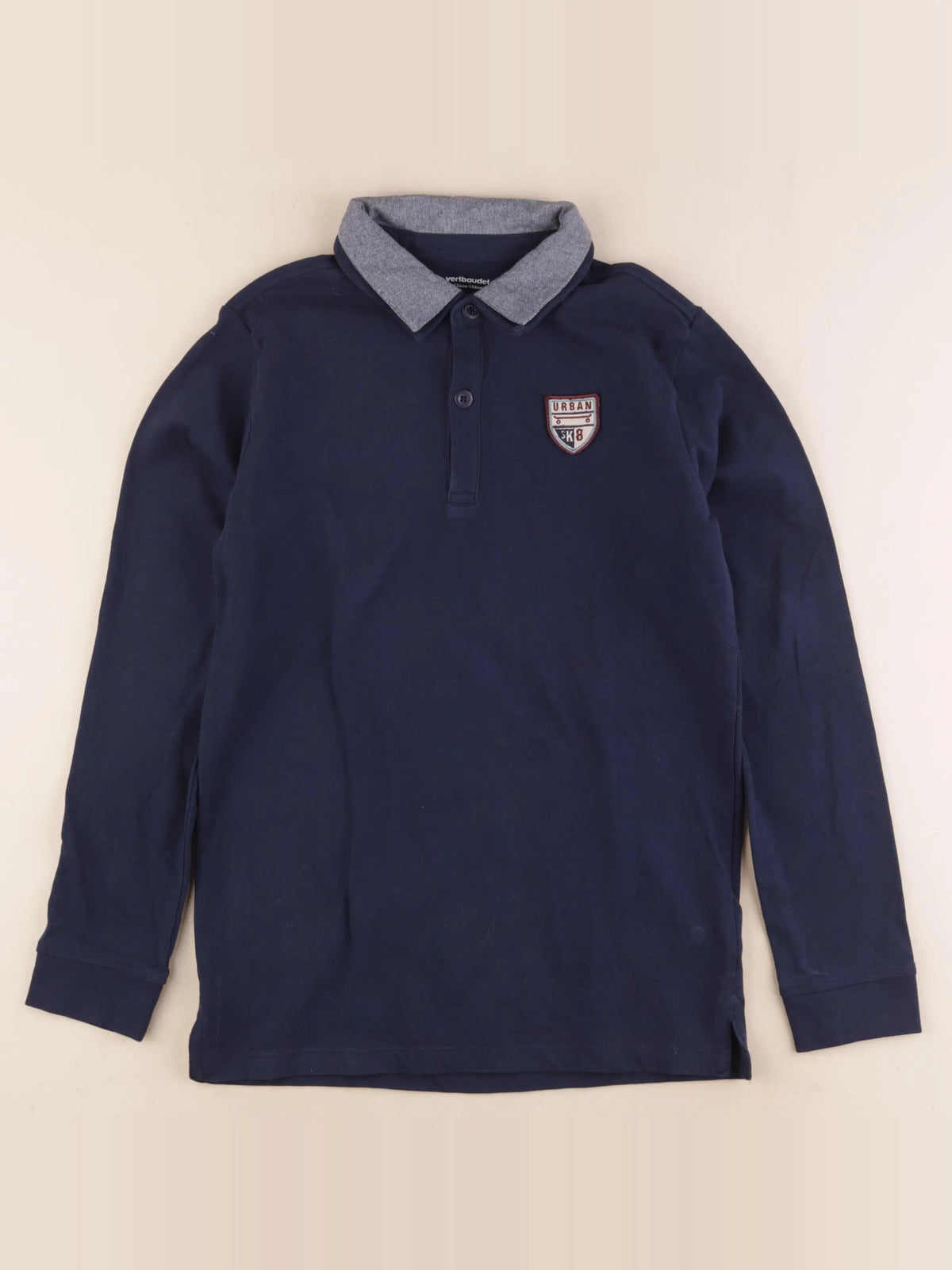 Vertbaudet - polo bleu - 12 ans