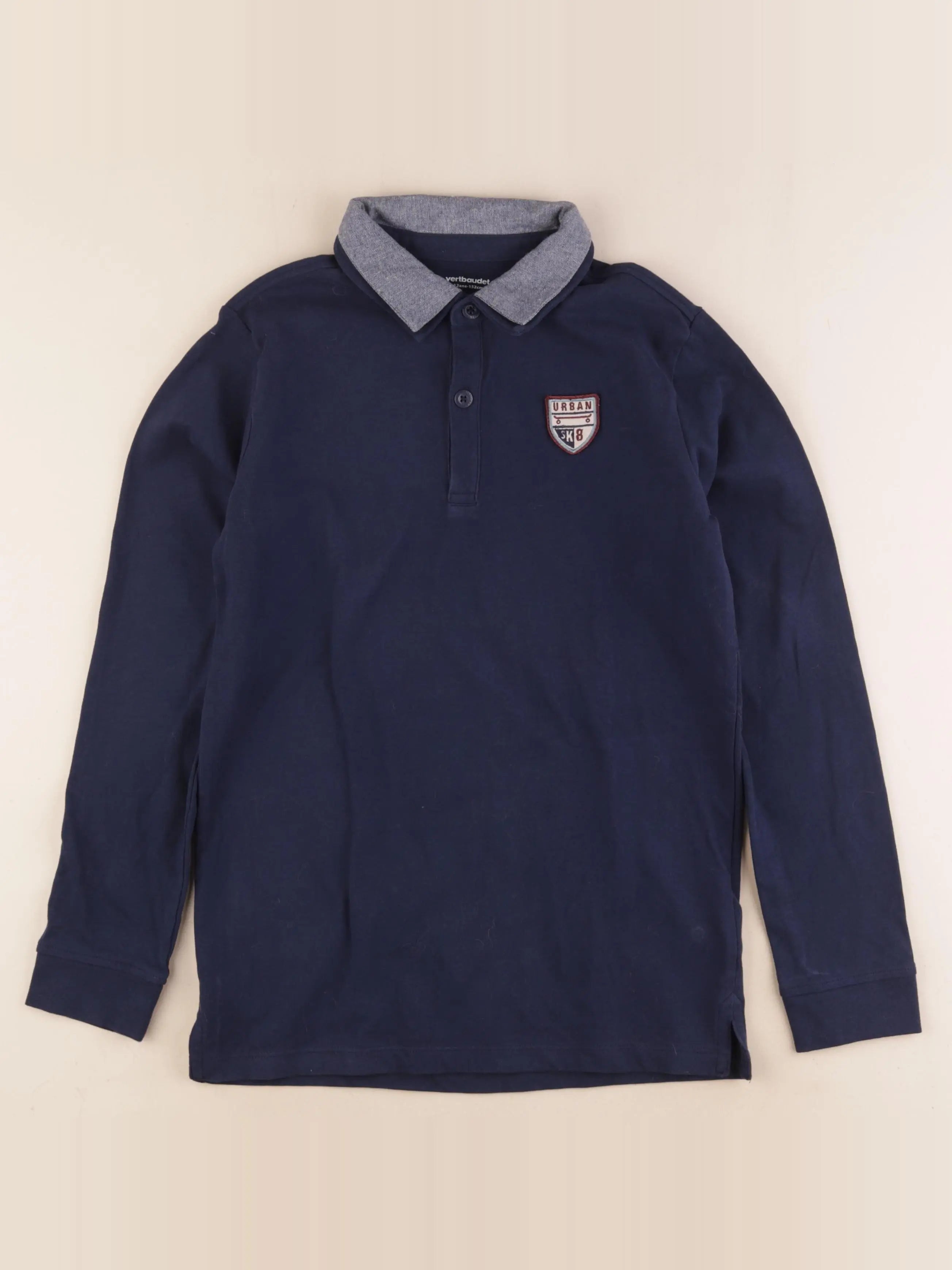Vertbaudet - polo bleu - 12 ans
