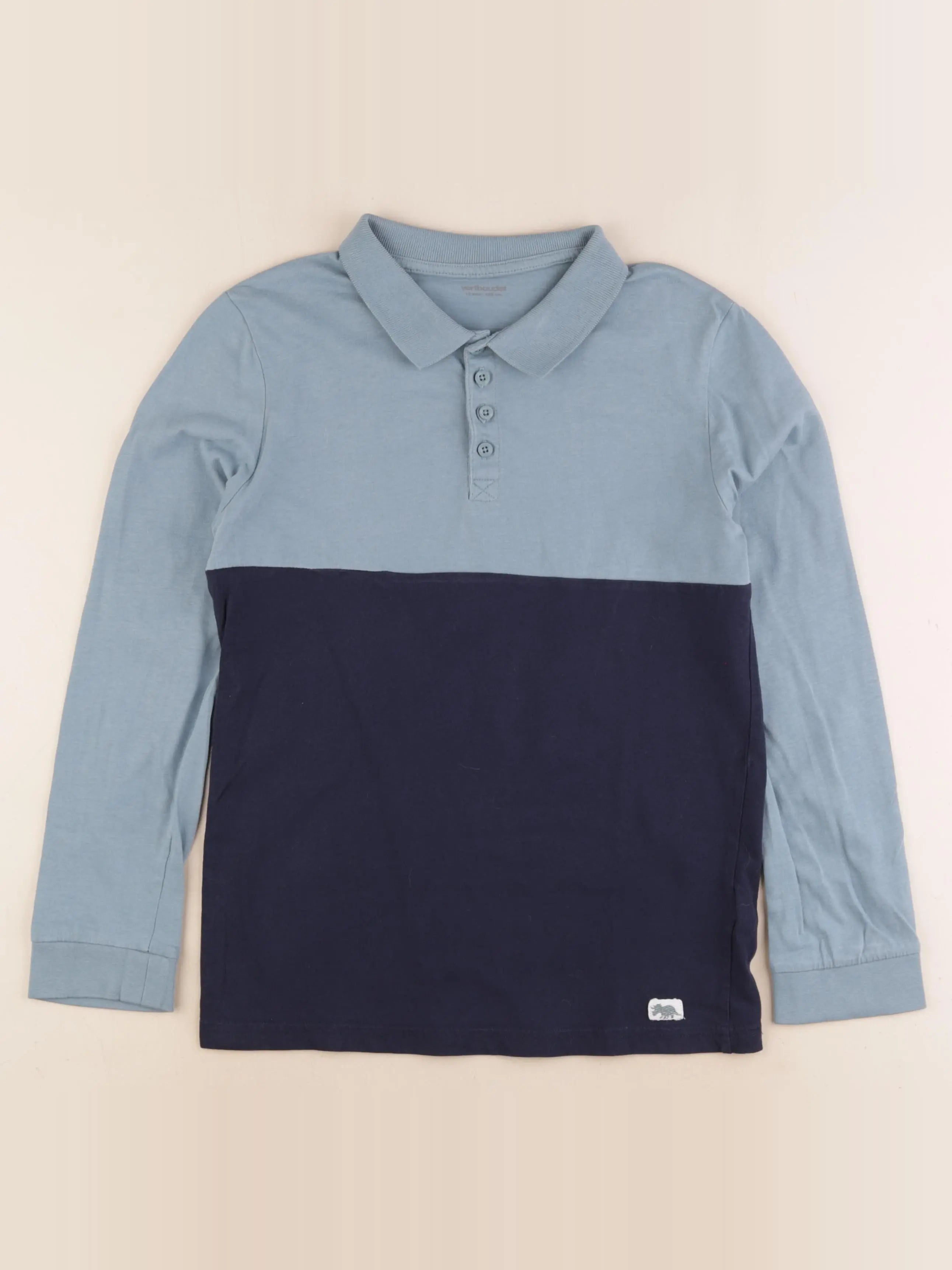 Vertbaudet - polo bleu - 12 ans