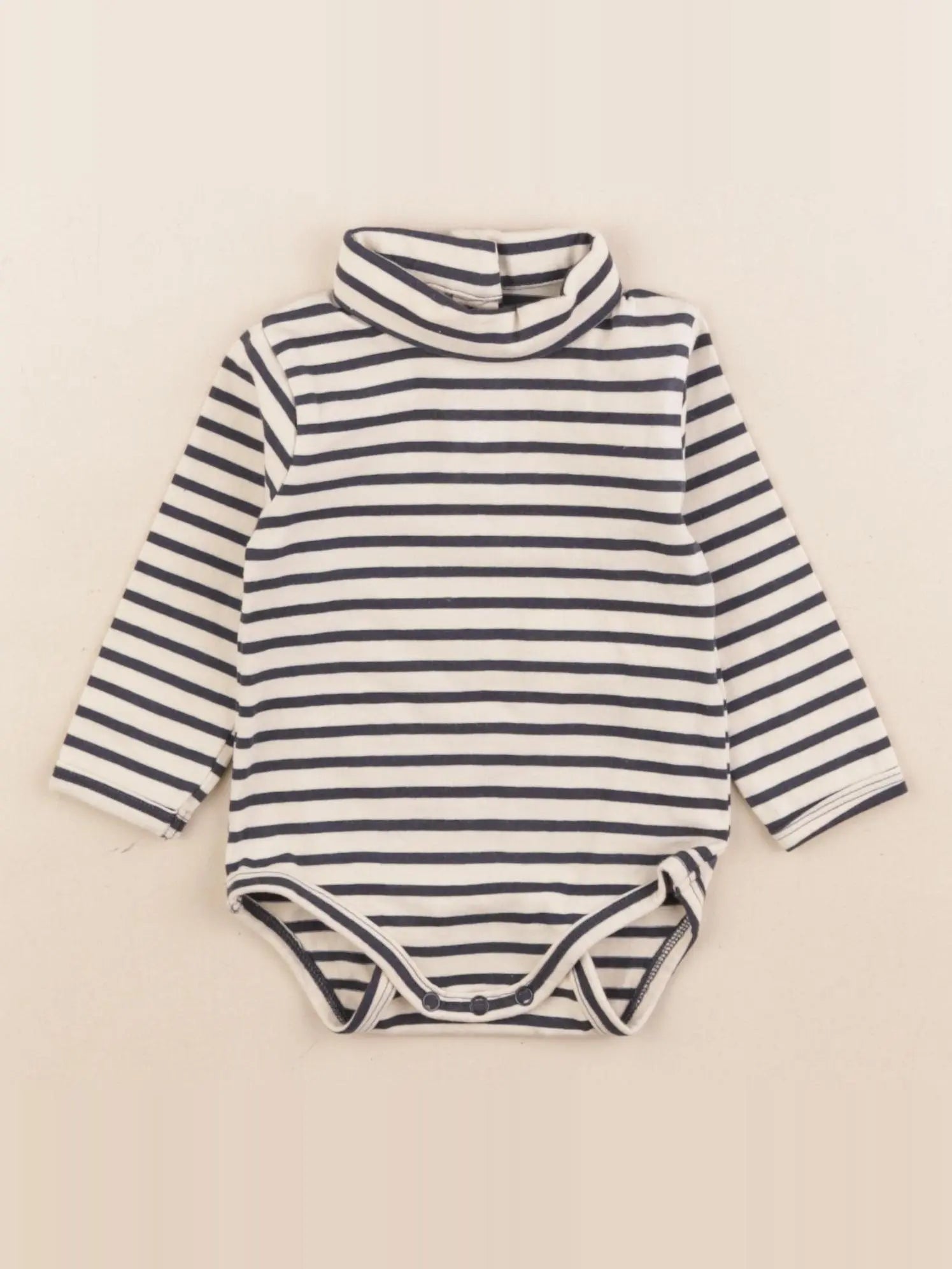 Vertbaudet - body bleu - 6 mois