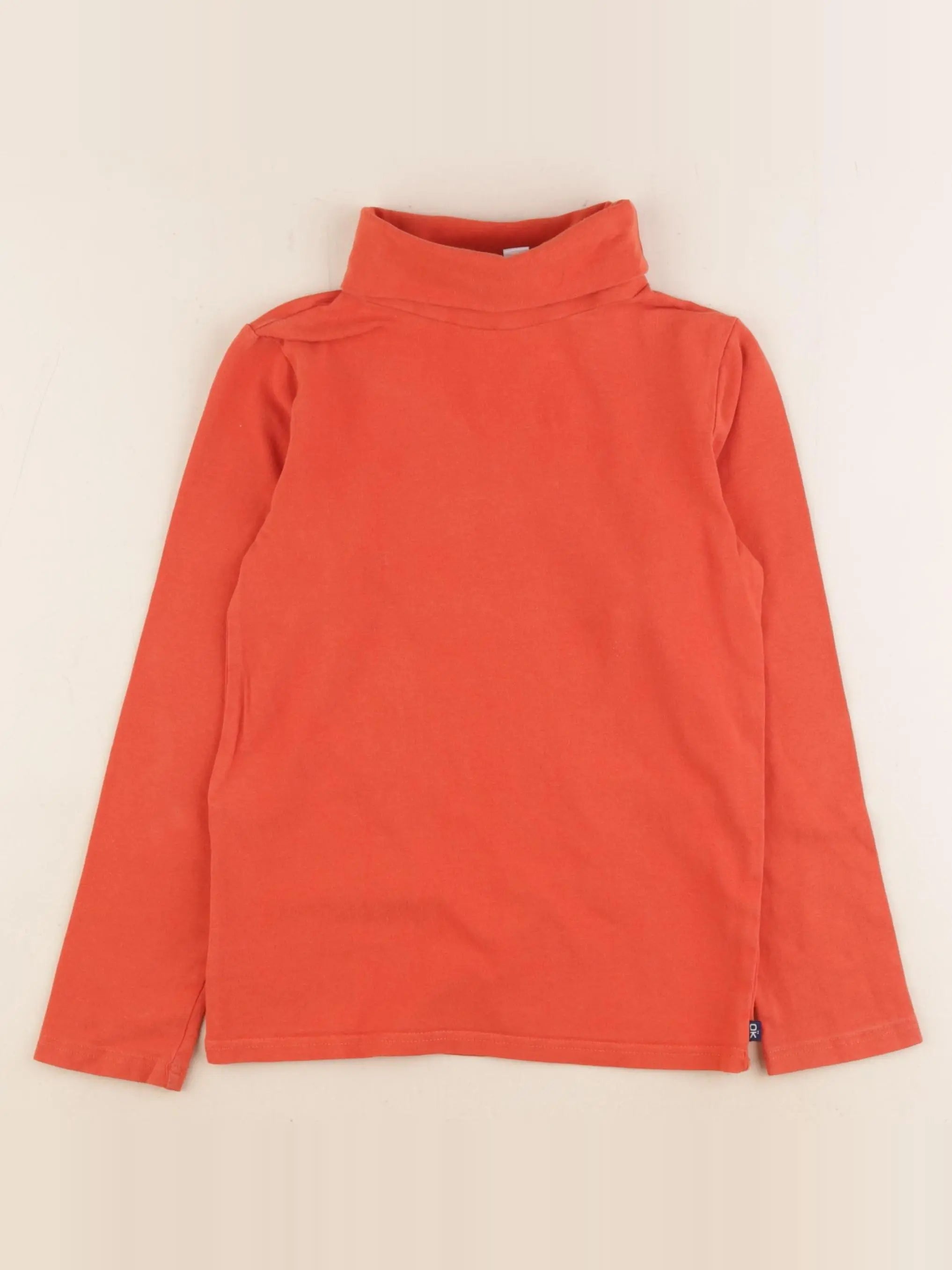 Okaidi - sous-pull orange - 8 ans