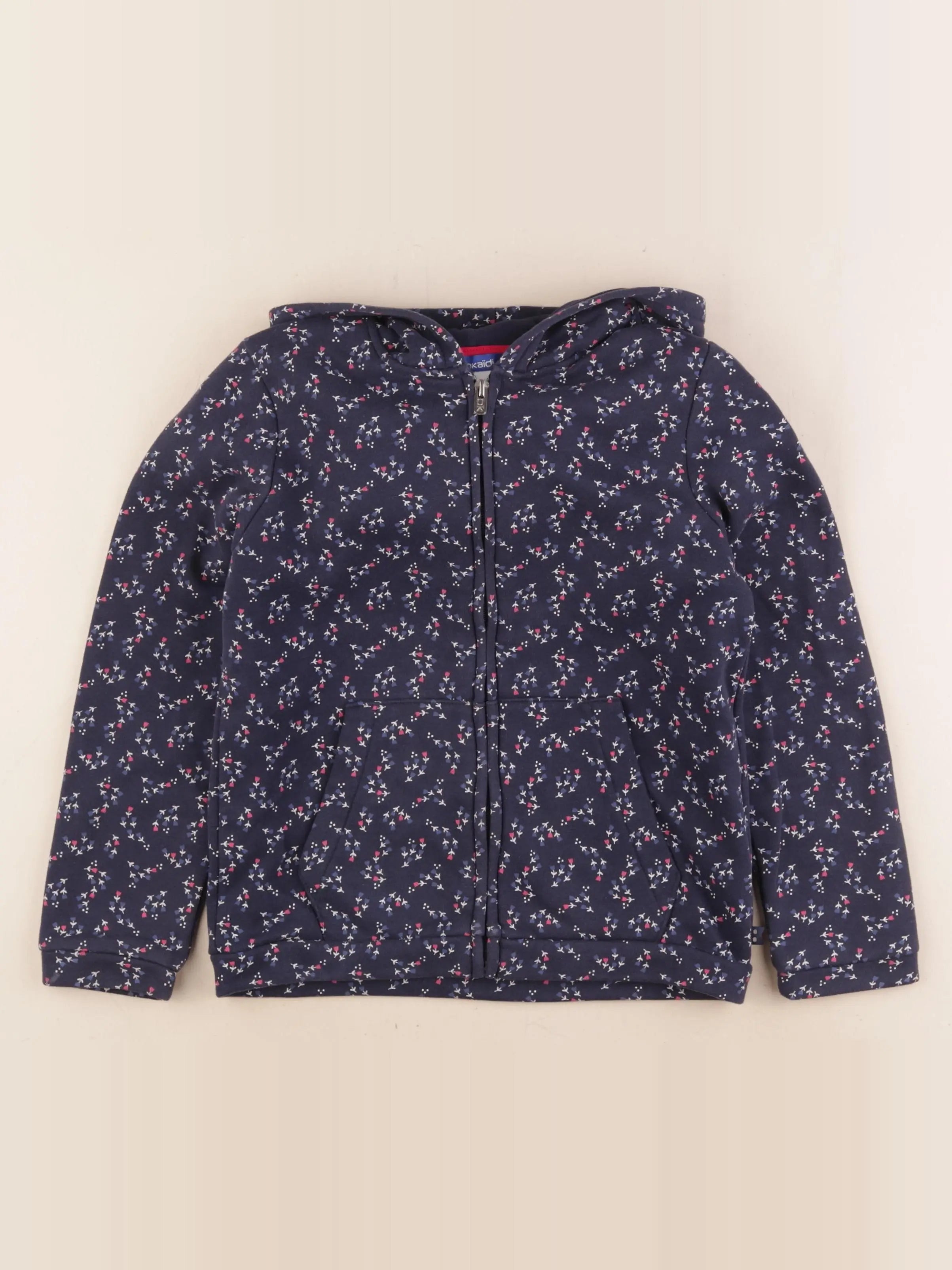 Okaidi - sweat bleu - 8 ans