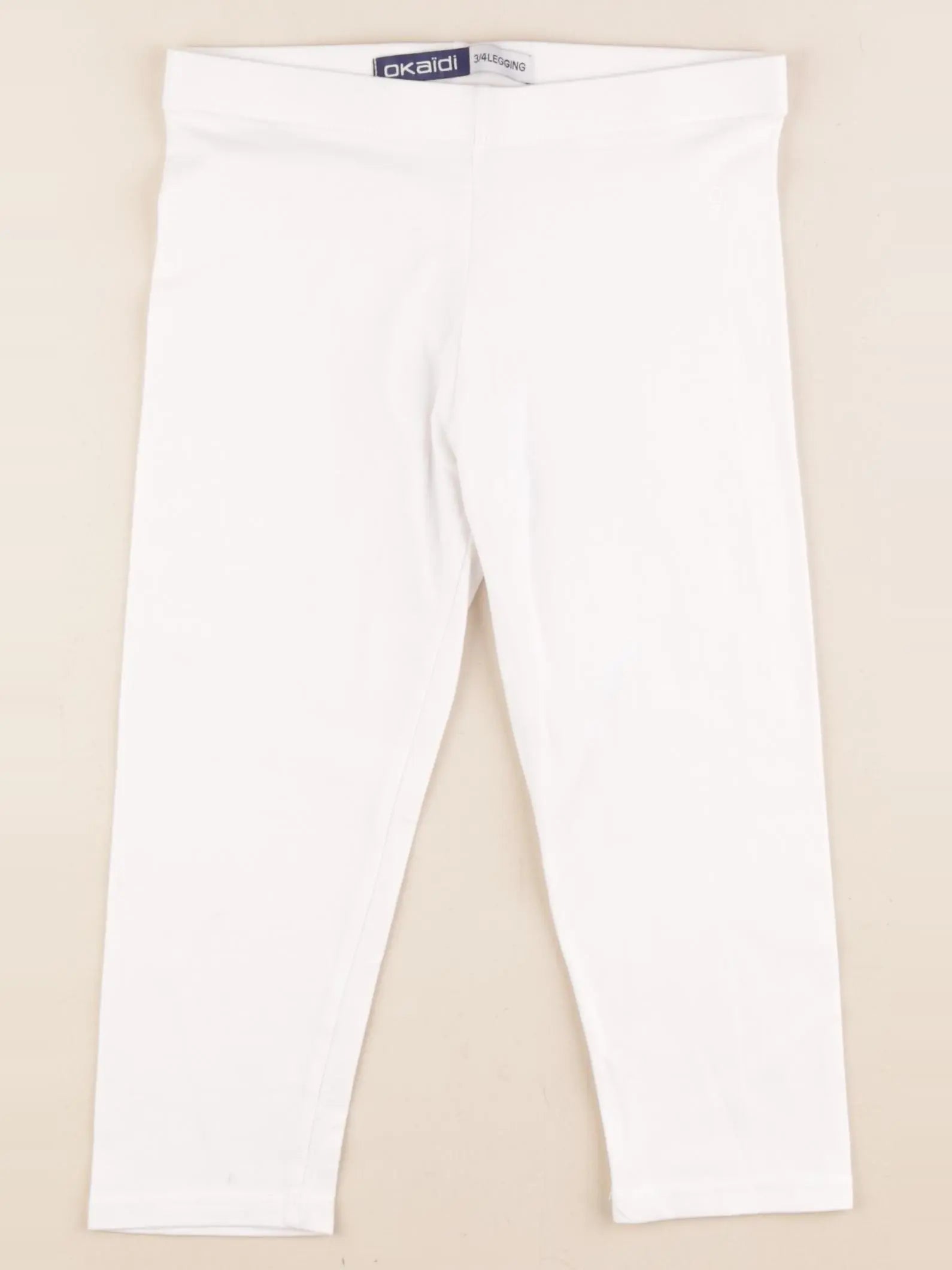 Okaidi - legging court blanc - 8 ans