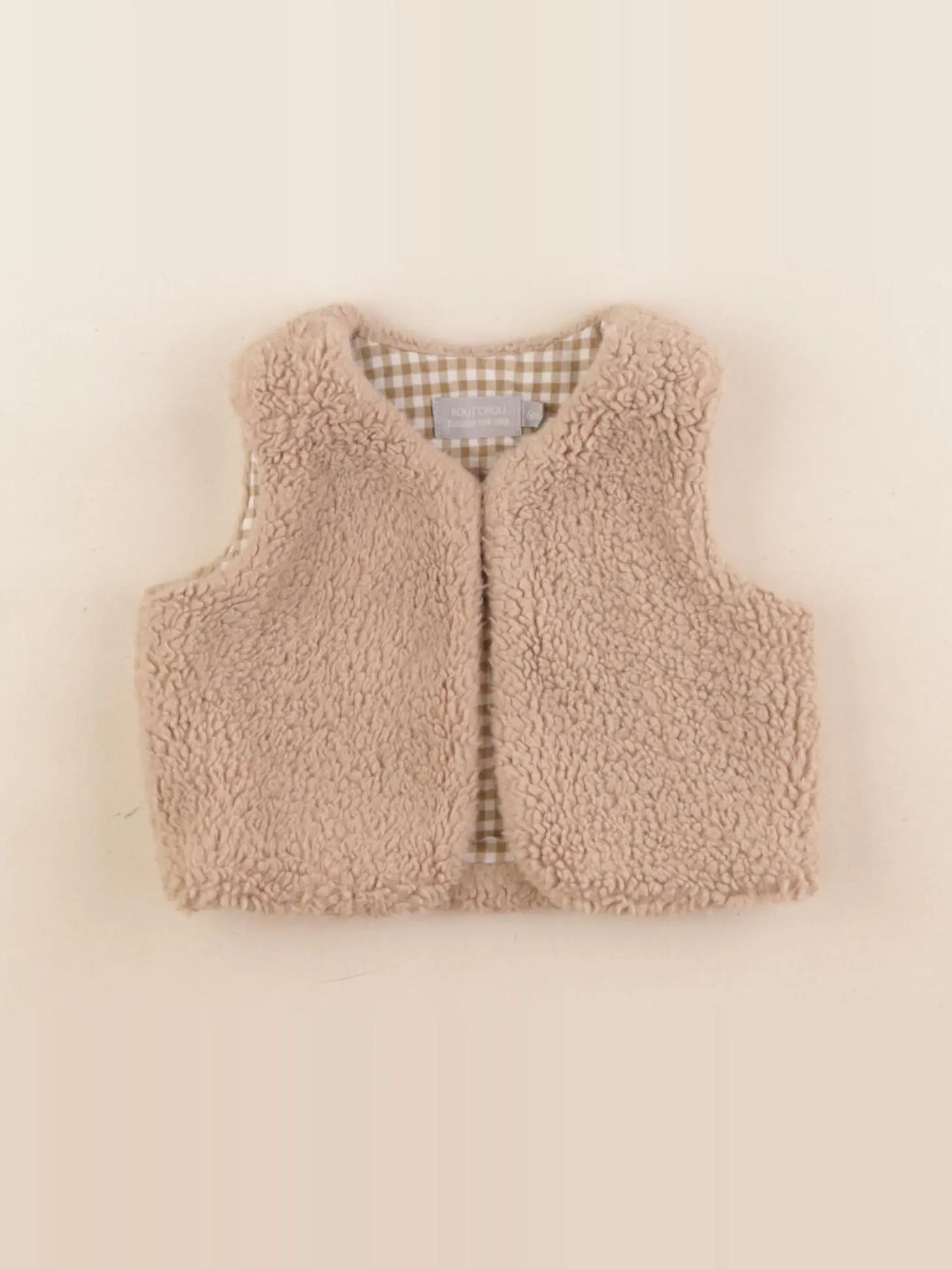 Boutchou - gilet marron - 6 mois