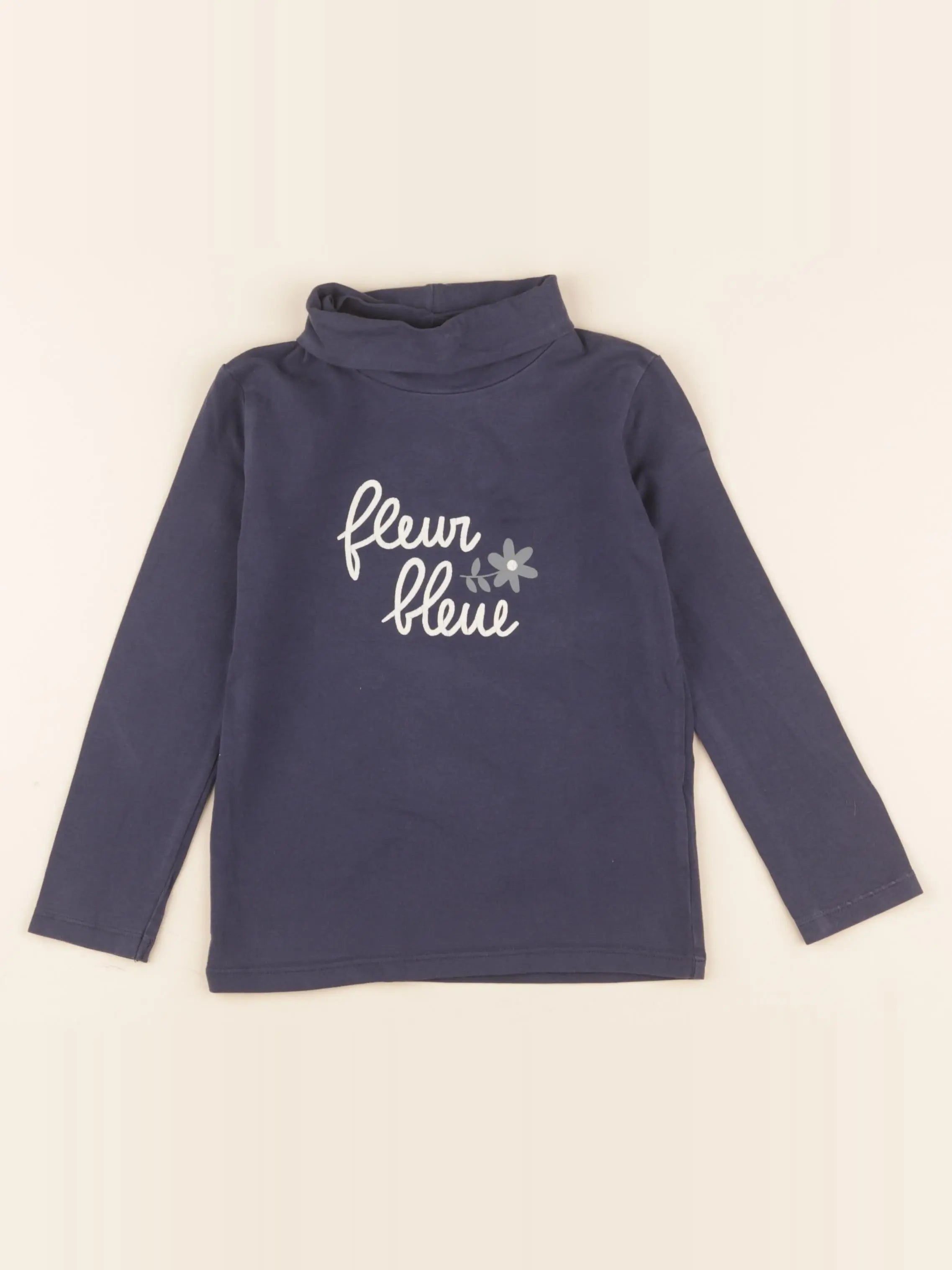 Vertbaudet - sous-pull bleu - 4 ans