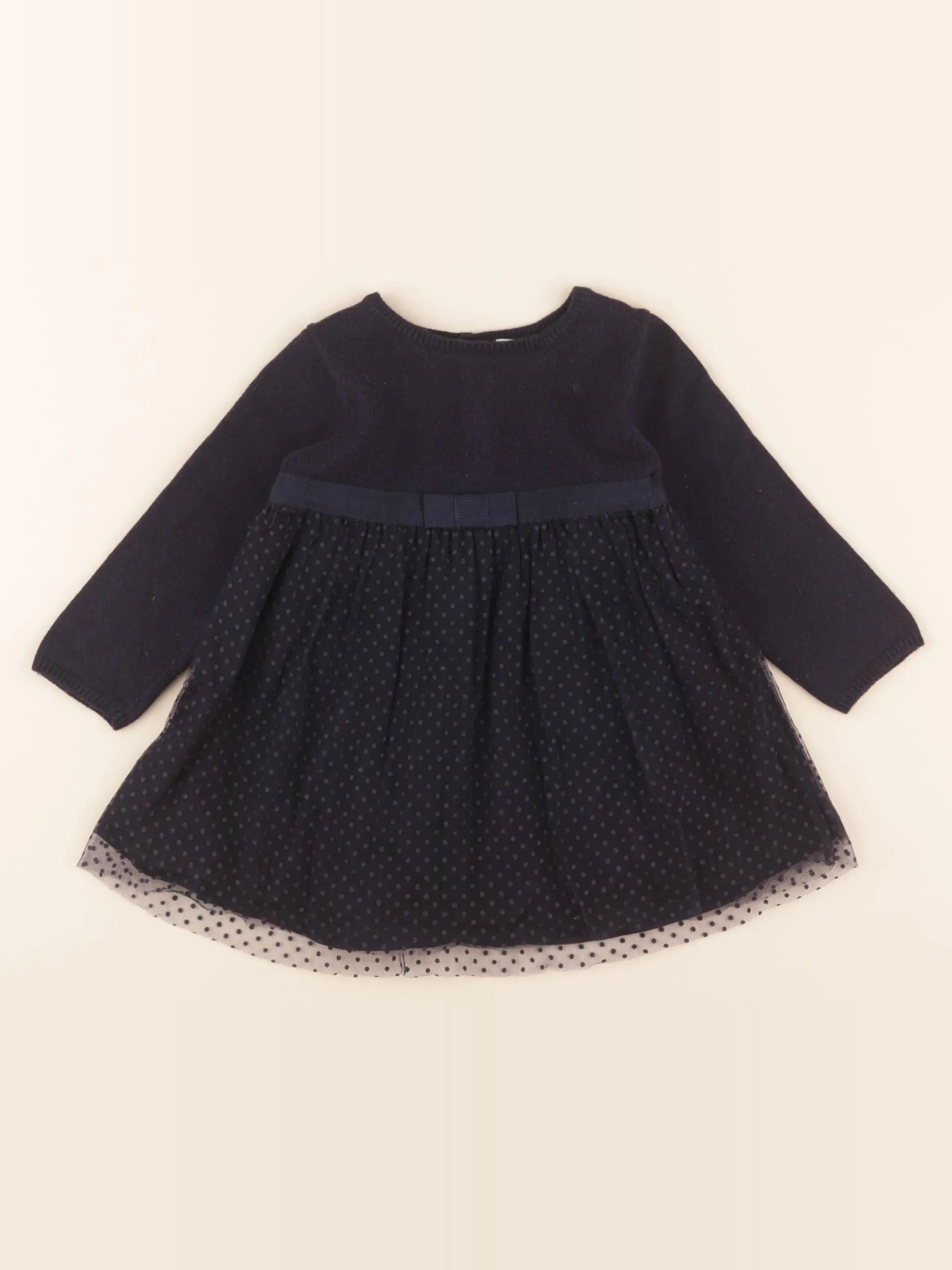Jacadi - robe bleu - 12 mois