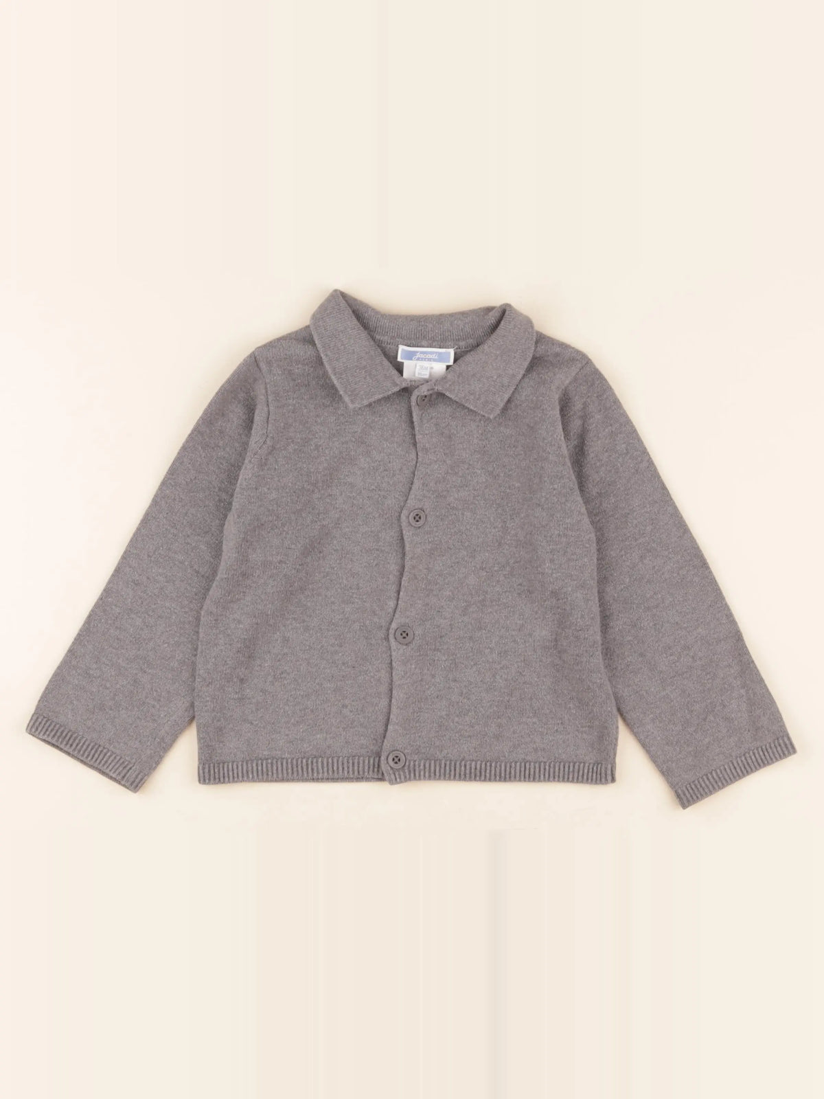 Jacadi - gilet gris - 36 mois