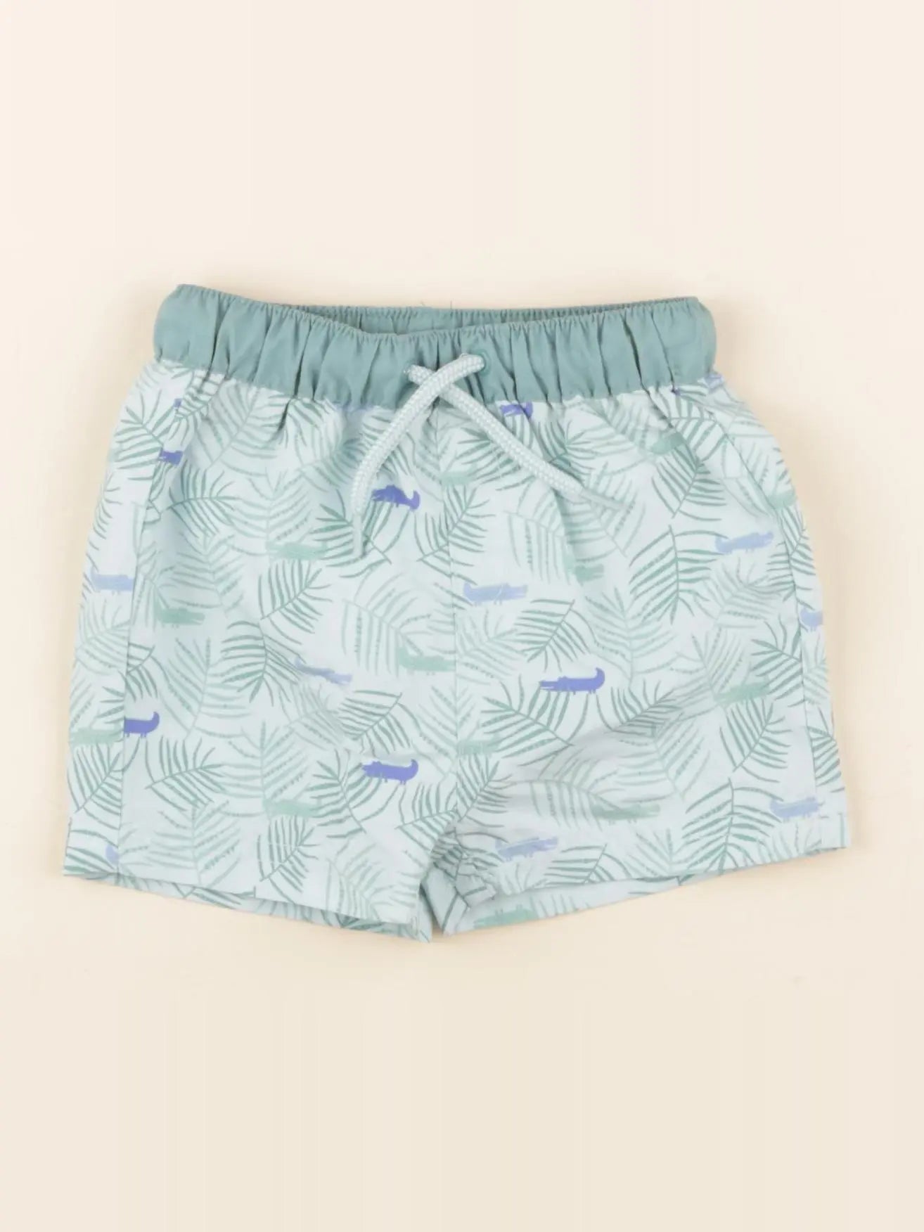Vertbaudet - maillot de bain bleu - 6 mois