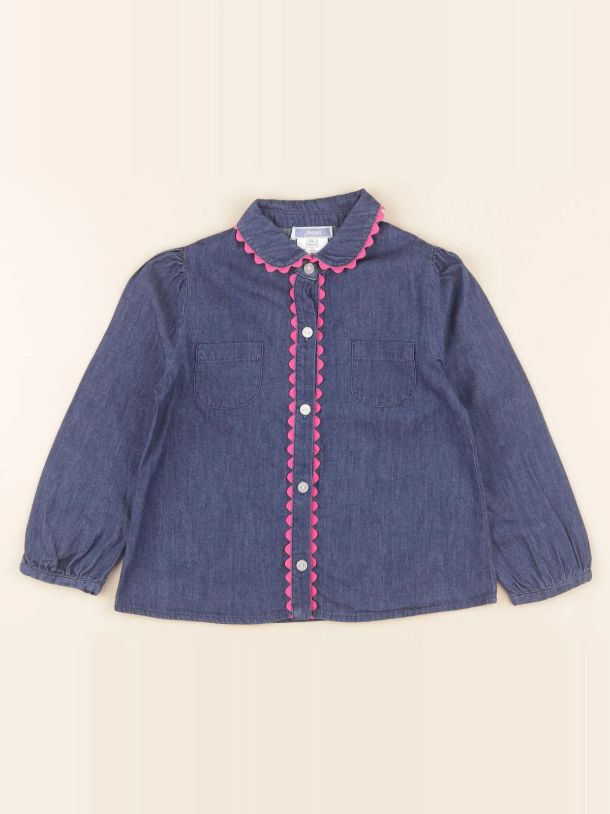 Jacadi - blouse bleu, rose - 4 ans
