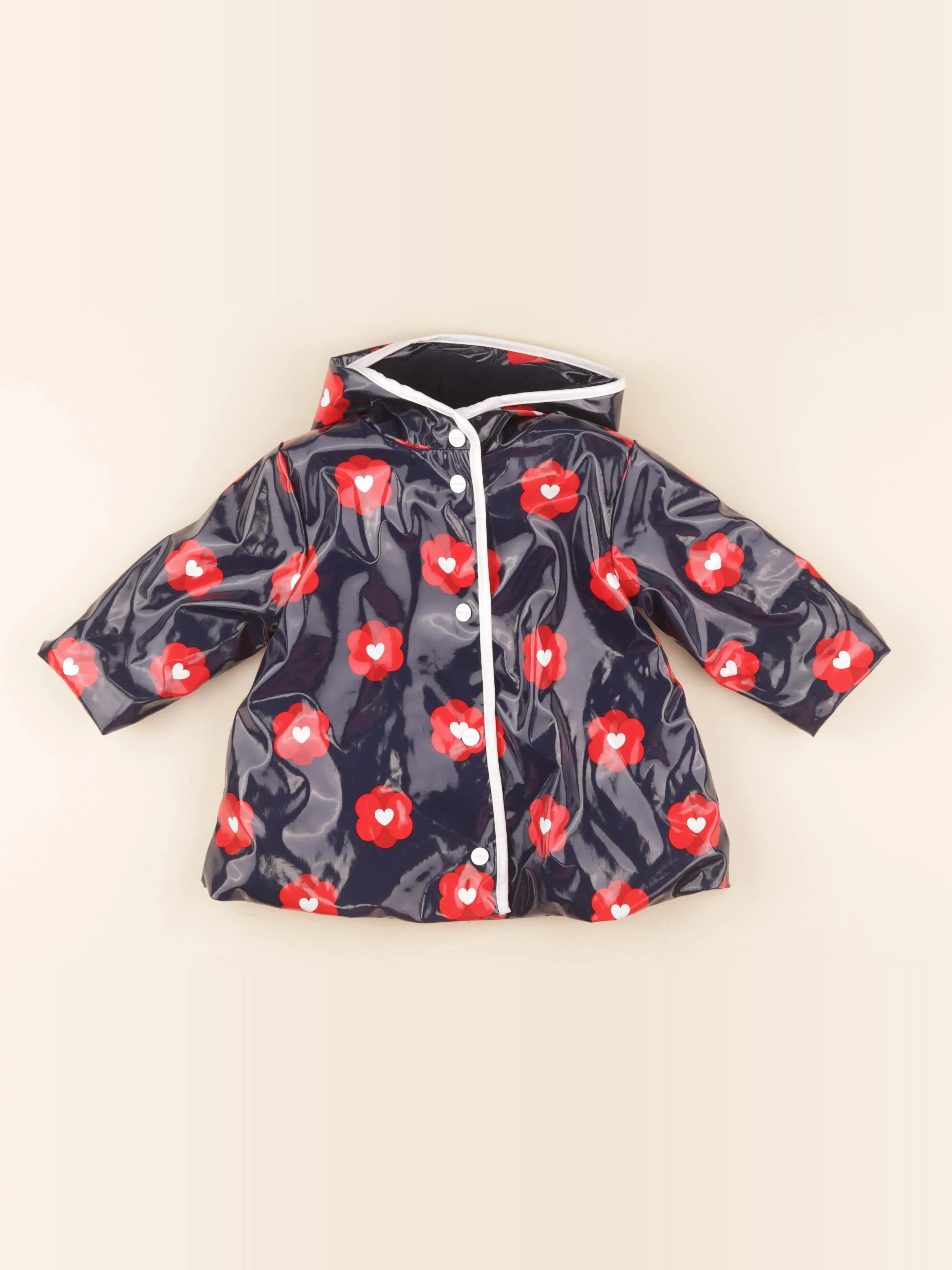 Jacadi - parka bleu, rouge - 18 mois