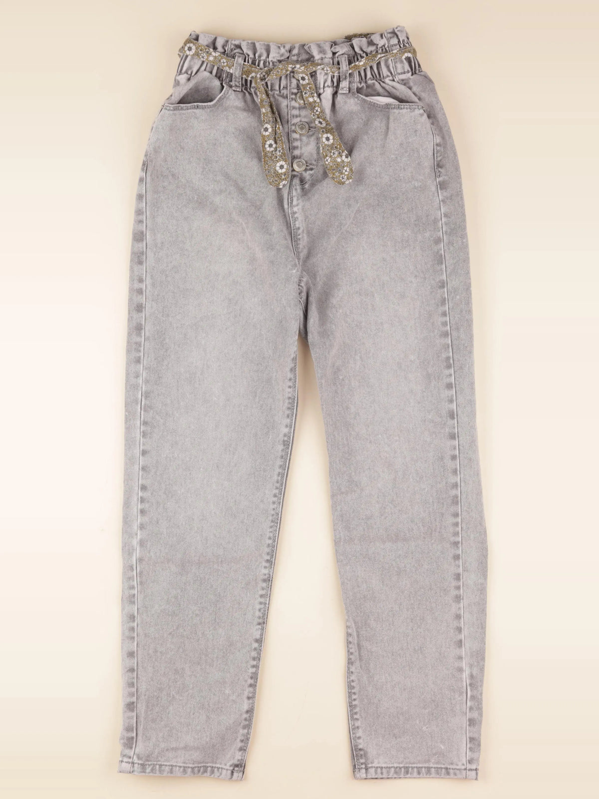 Vertbaudet - jean gris - 12 ans
