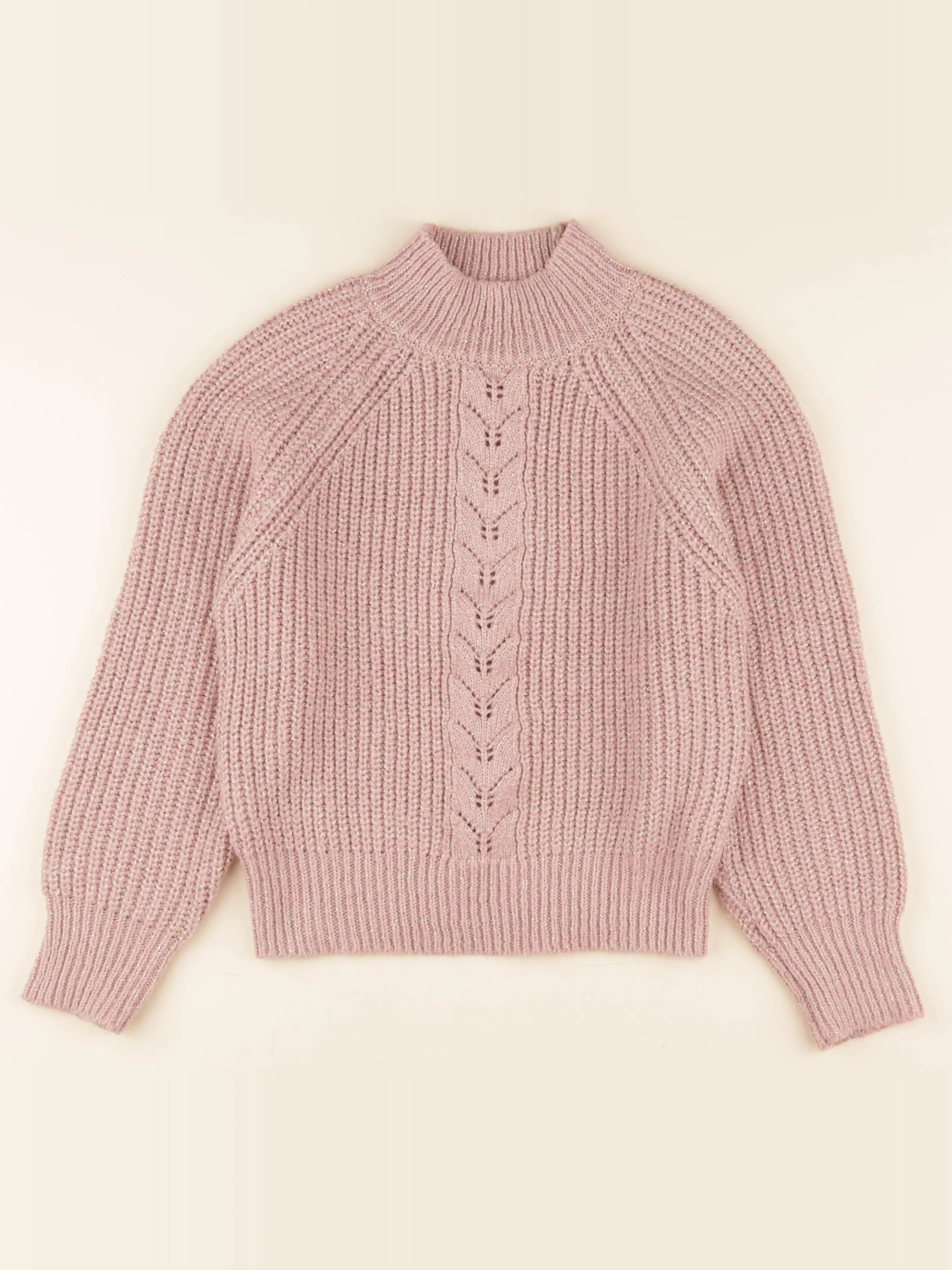 Monoprix - pull rose - 12 ans