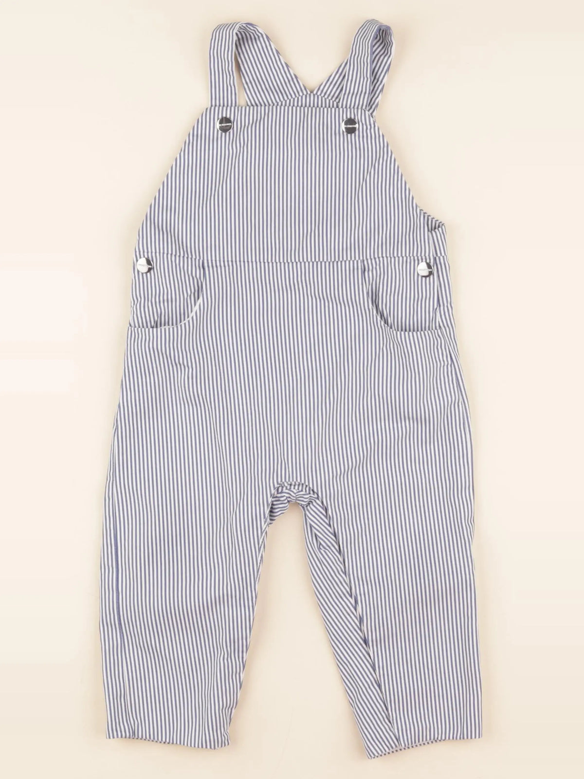 Jacadi - salopette blanc, bleu - 18 mois
