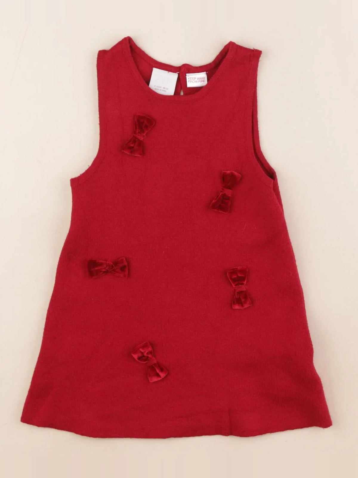 Zara - robe rouge - 3 ans