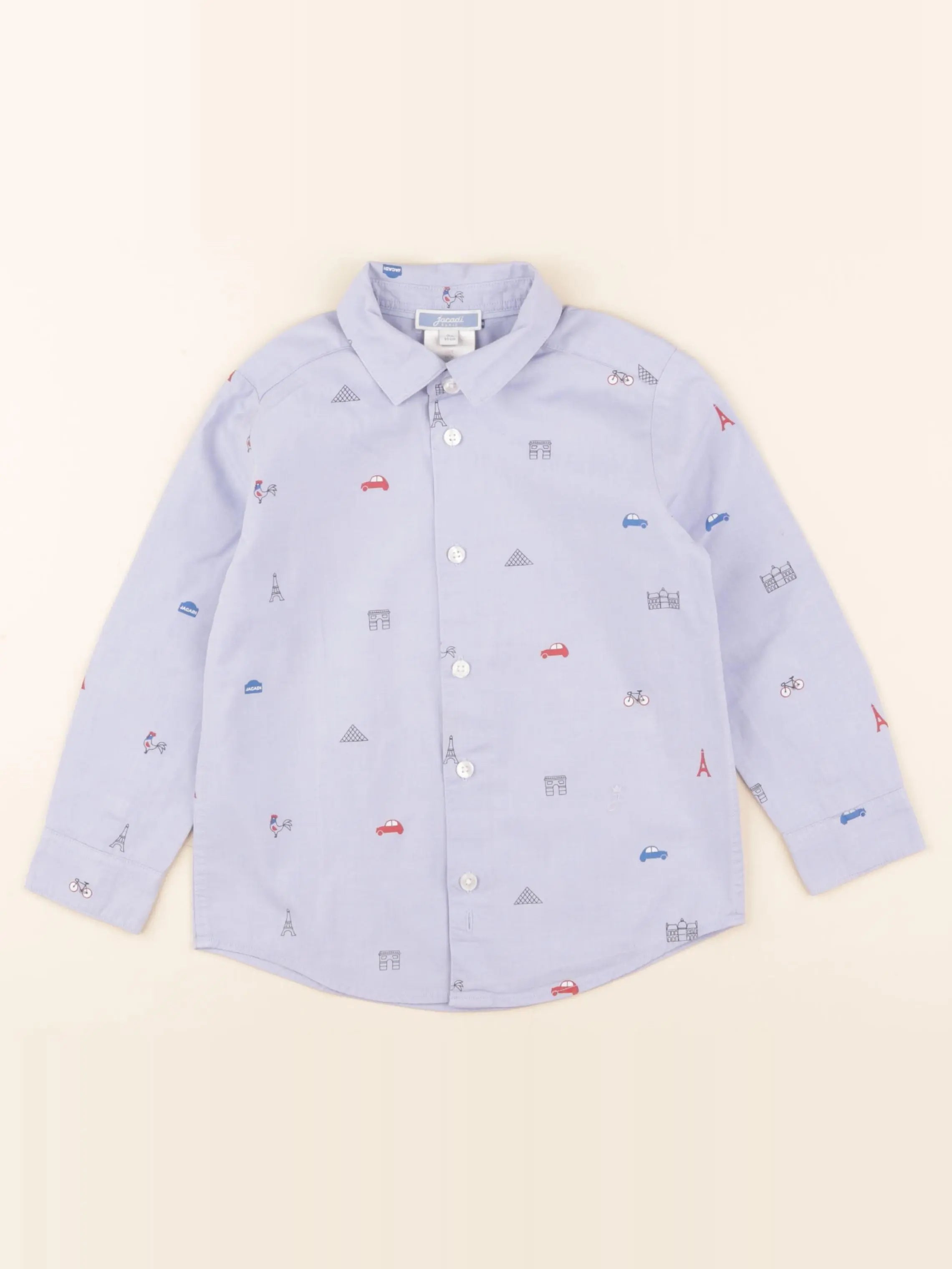 Jacadi - chemise bleu - 3 ans