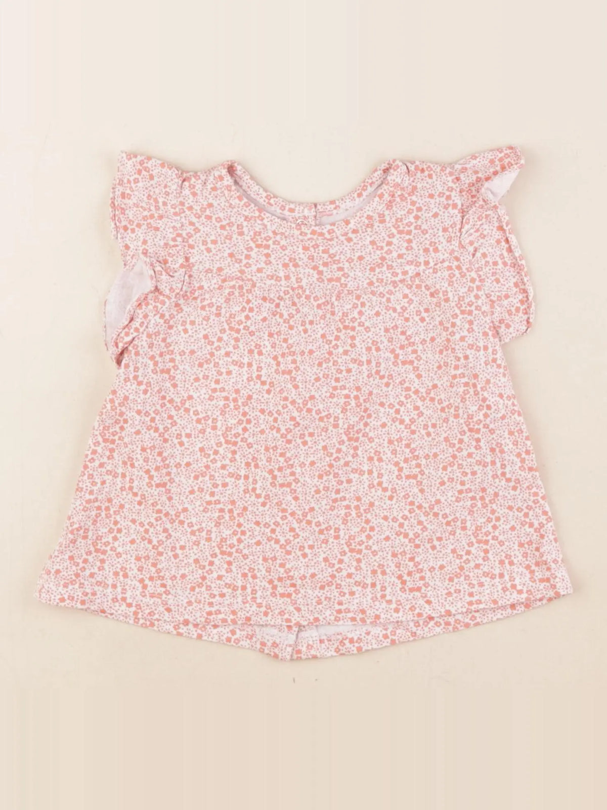 Vertbaudet - tee-shirt rose - 12 mois