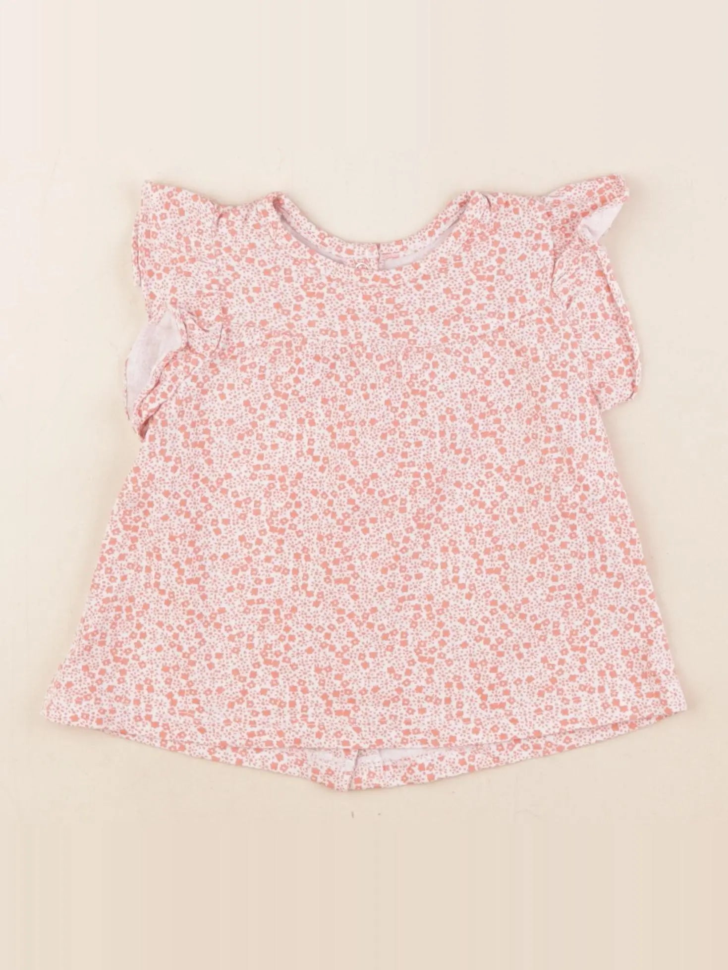 Vertbaudet - tee-shirt rose - 12 mois