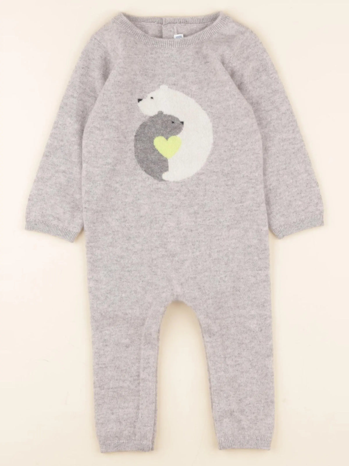 Jacadi - combinaison gris - 12 mois