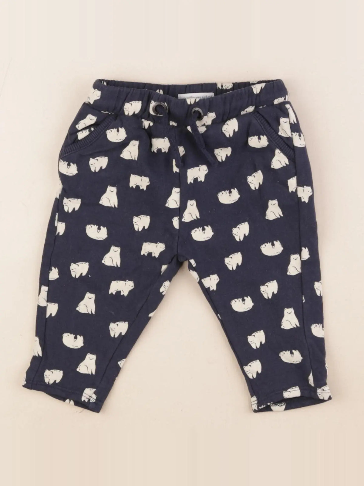 Vertbaudet - jogging bleu - 9 mois