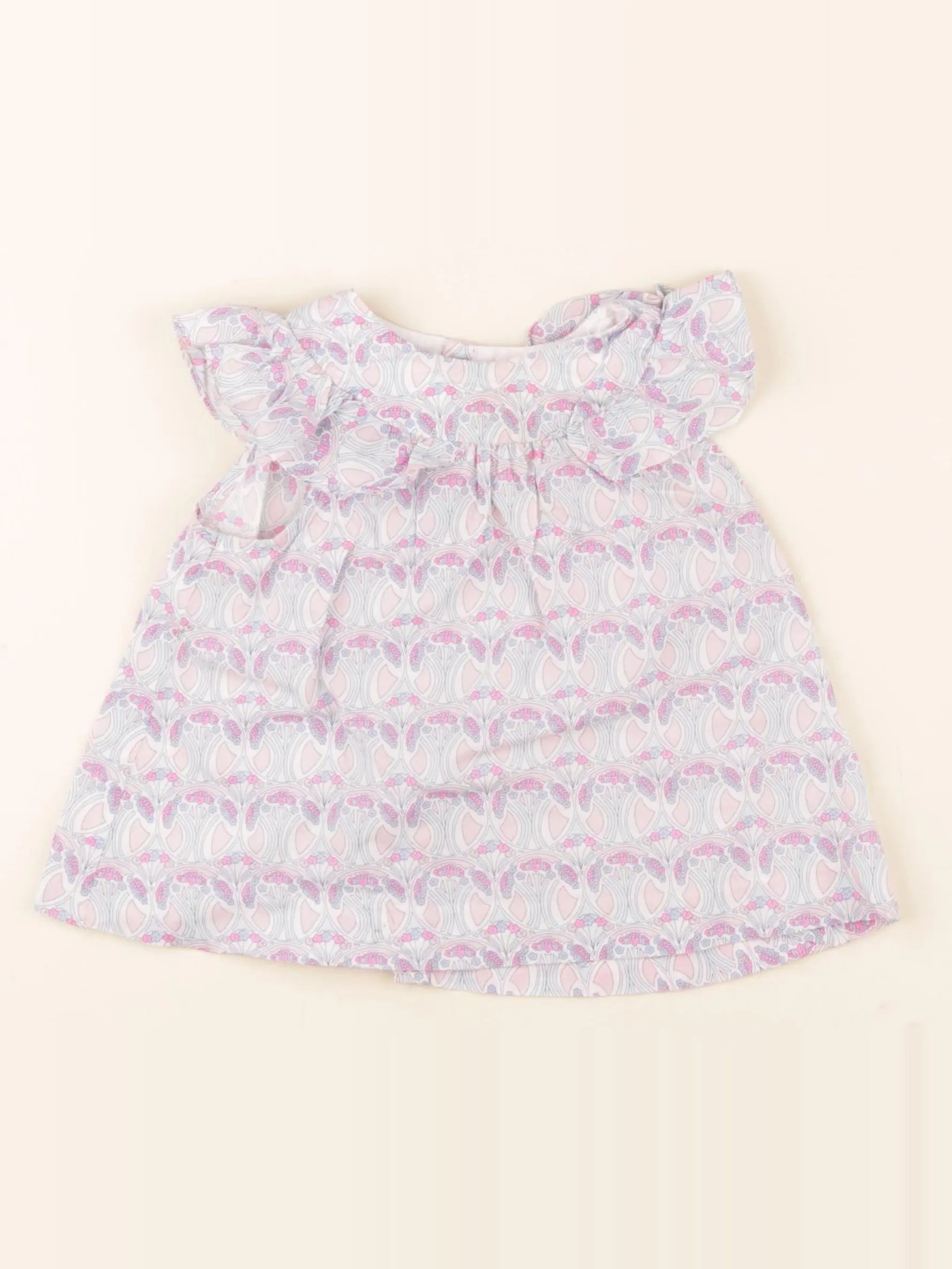 Jacadi - blouse liberty multicolore - 24 mois