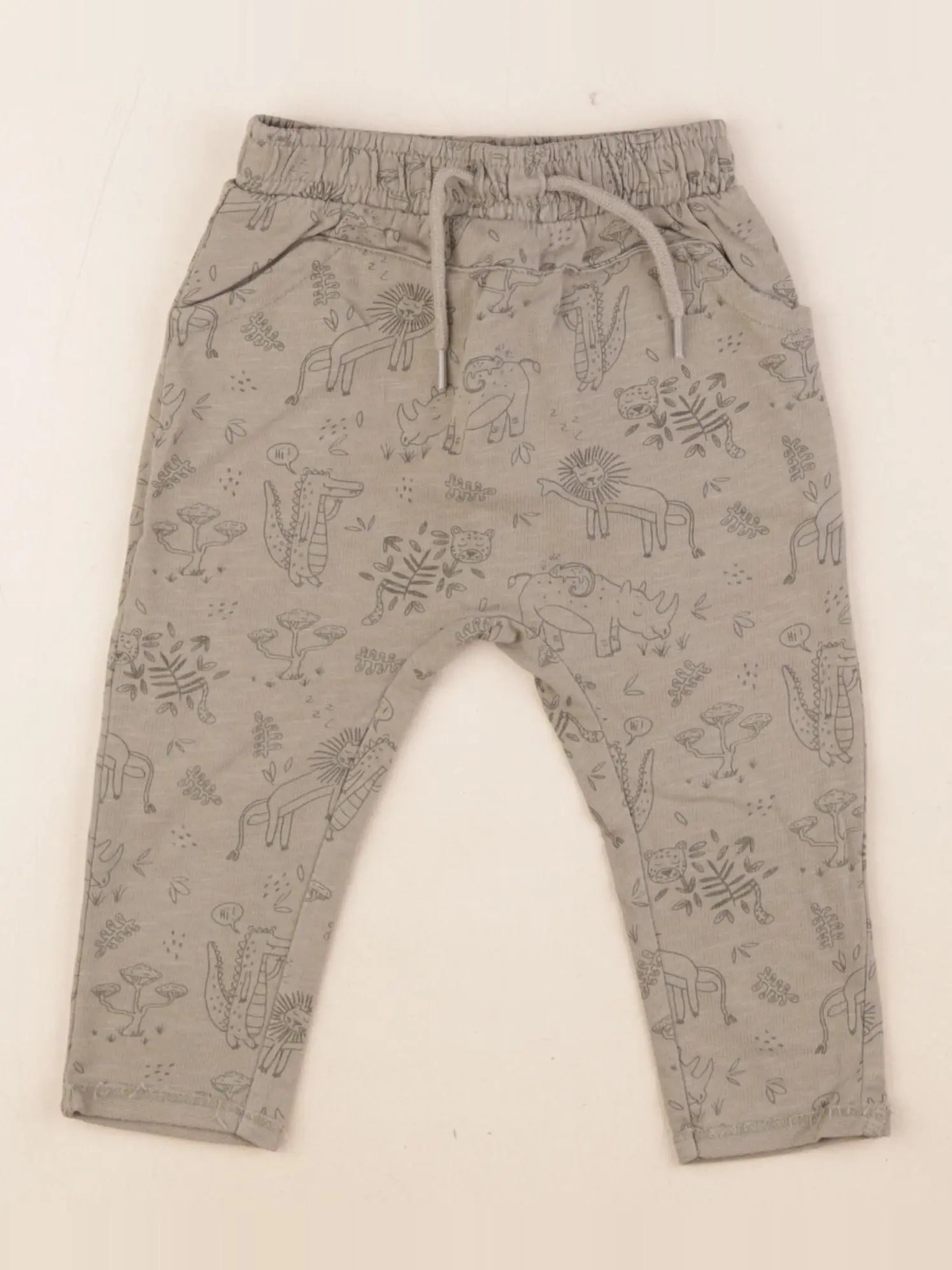Vertbaudet - pantalon vert - 12 mois