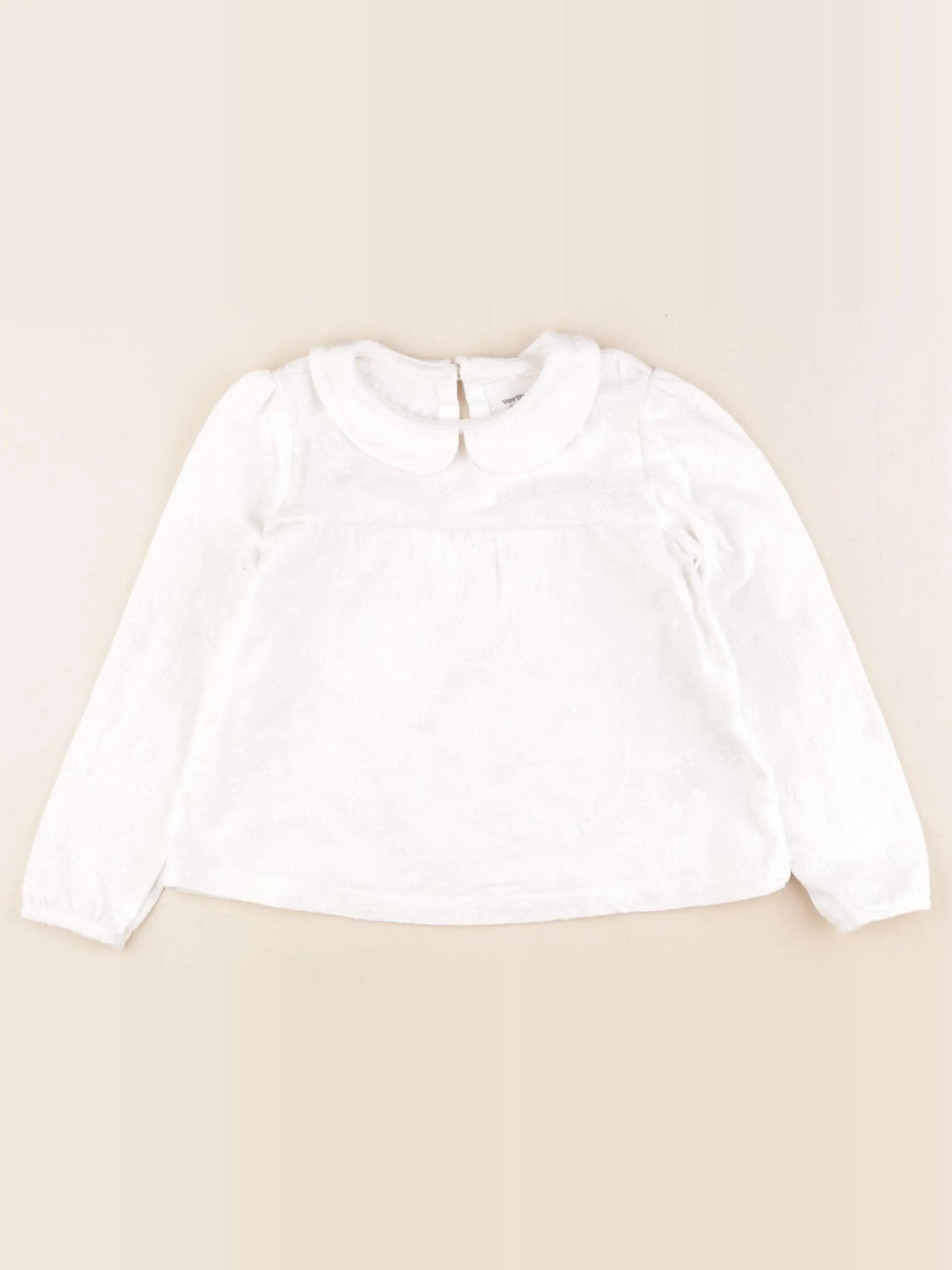 Vertbaudet - tee-shirt blanc - 4 ans