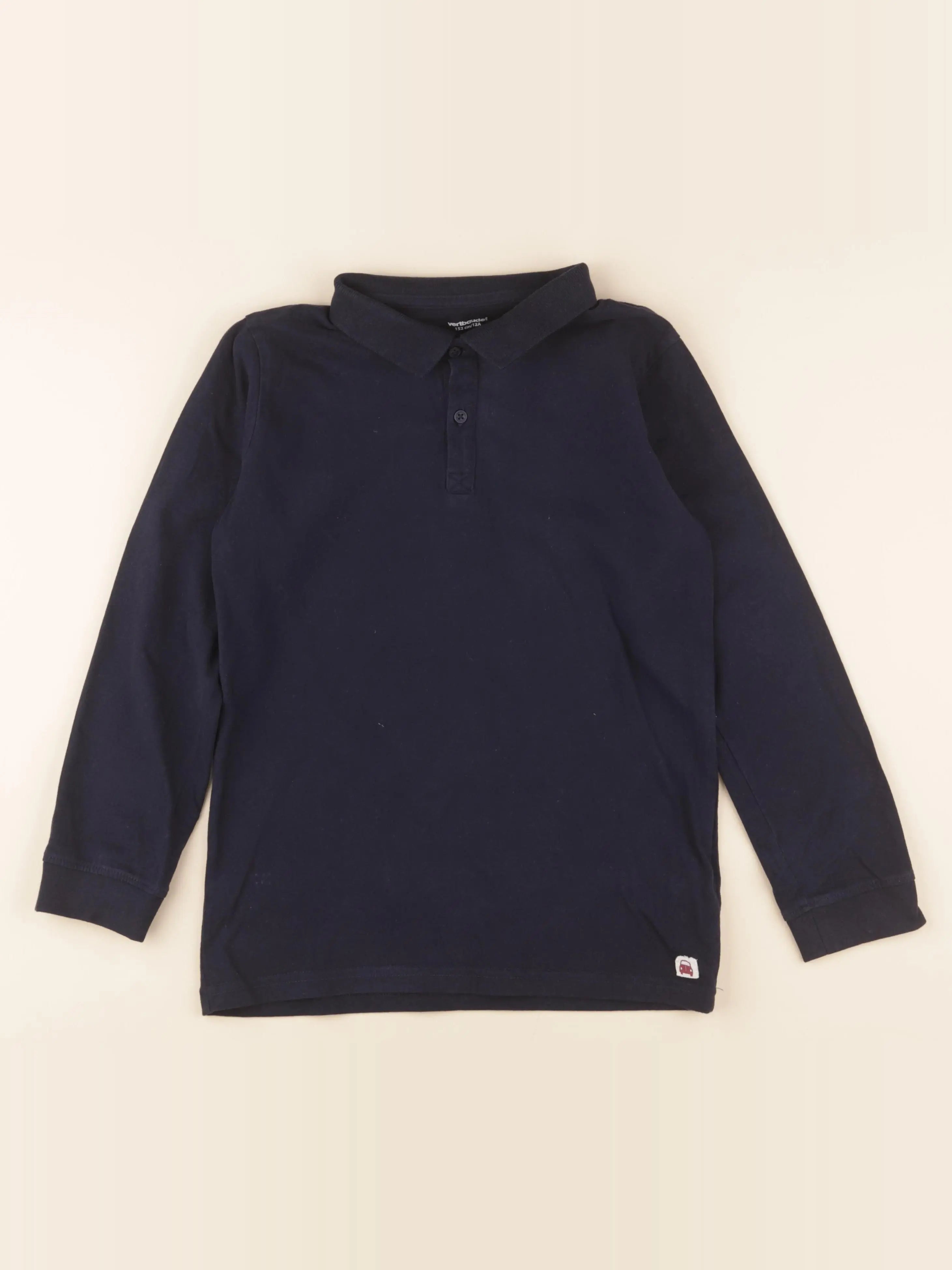 Vertbaudet - polo bleu - 12 ans