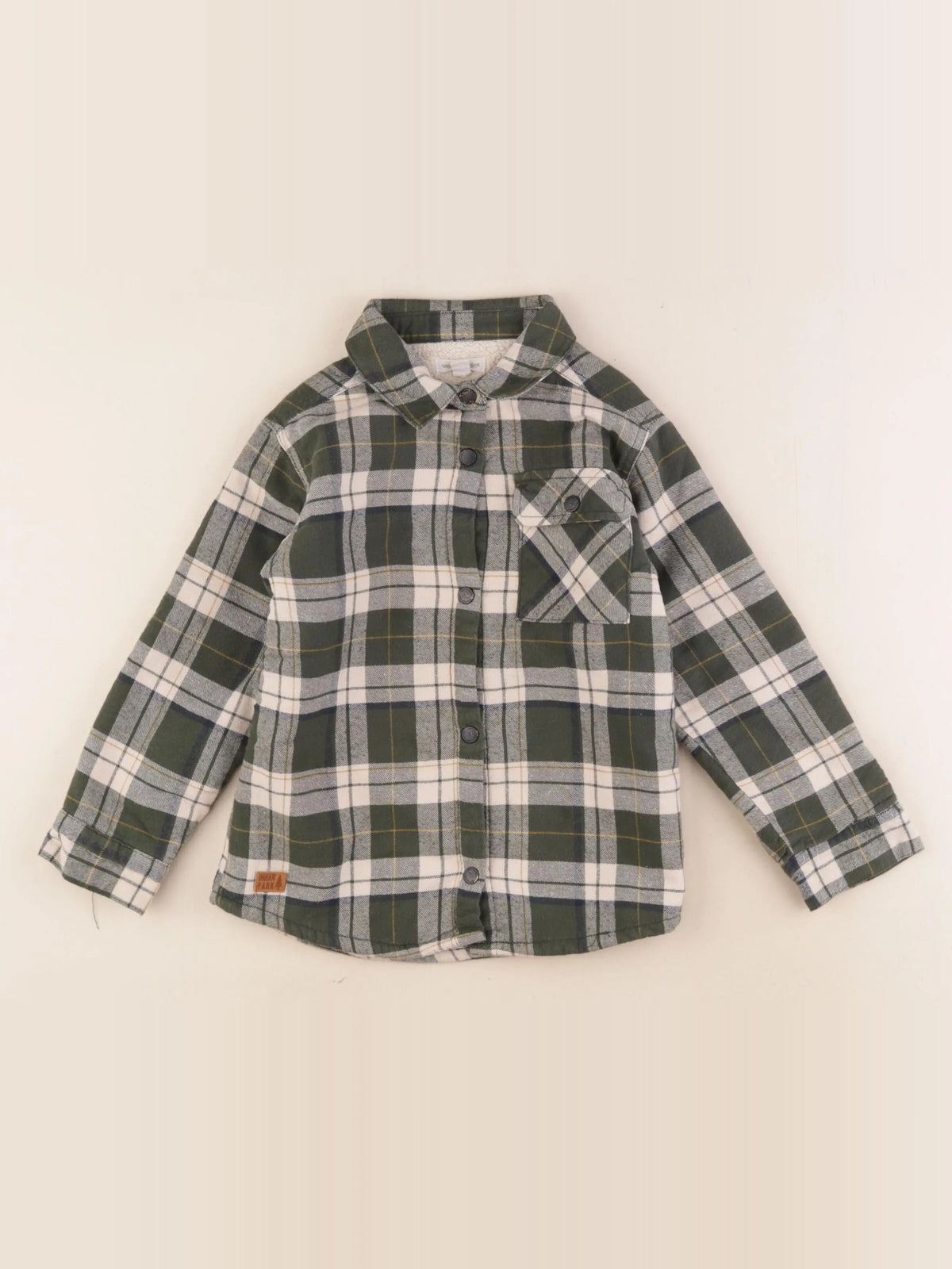 Vertbaudet - chemise vert - 12 ans
