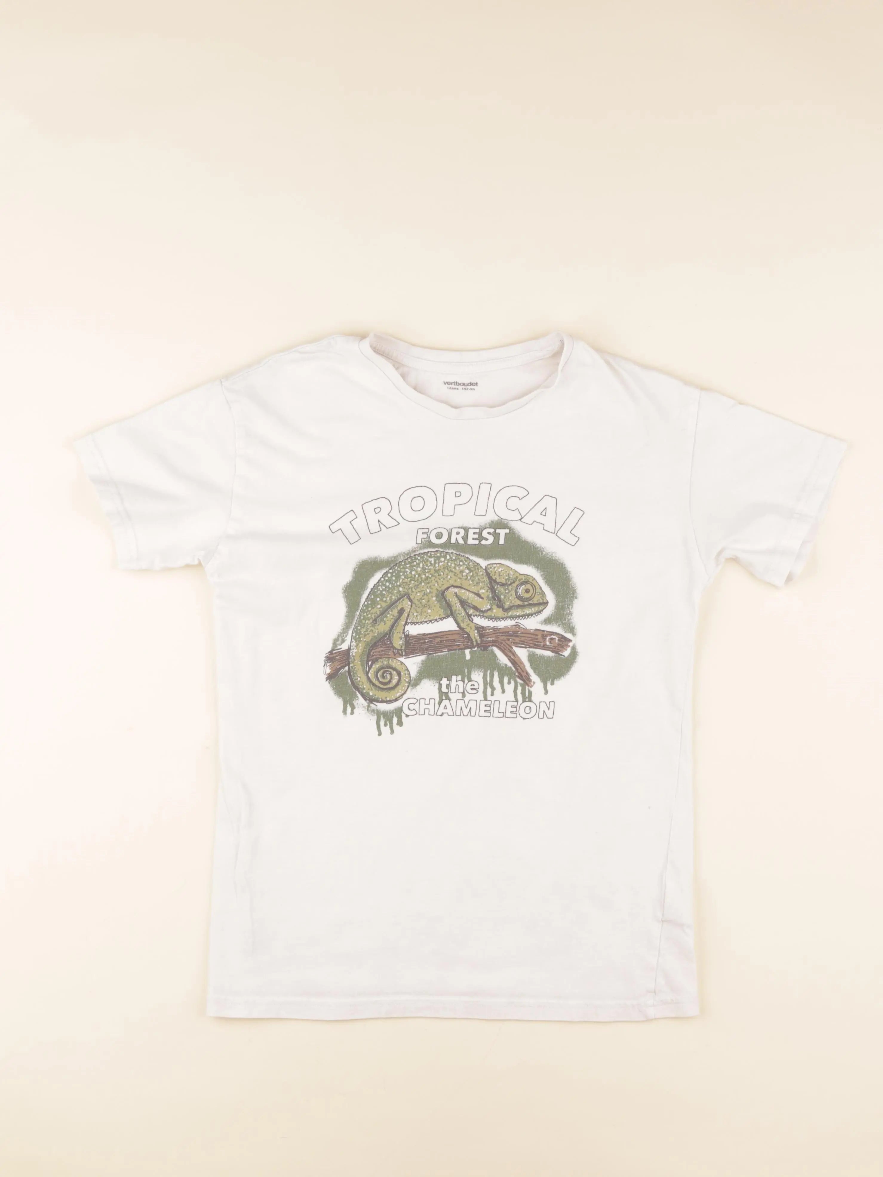 Vertbaudet - tee-shirt blanc - 12 ans