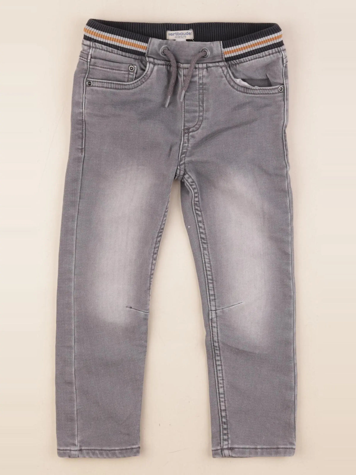 Vertbaudet - jean gris - 4 ans