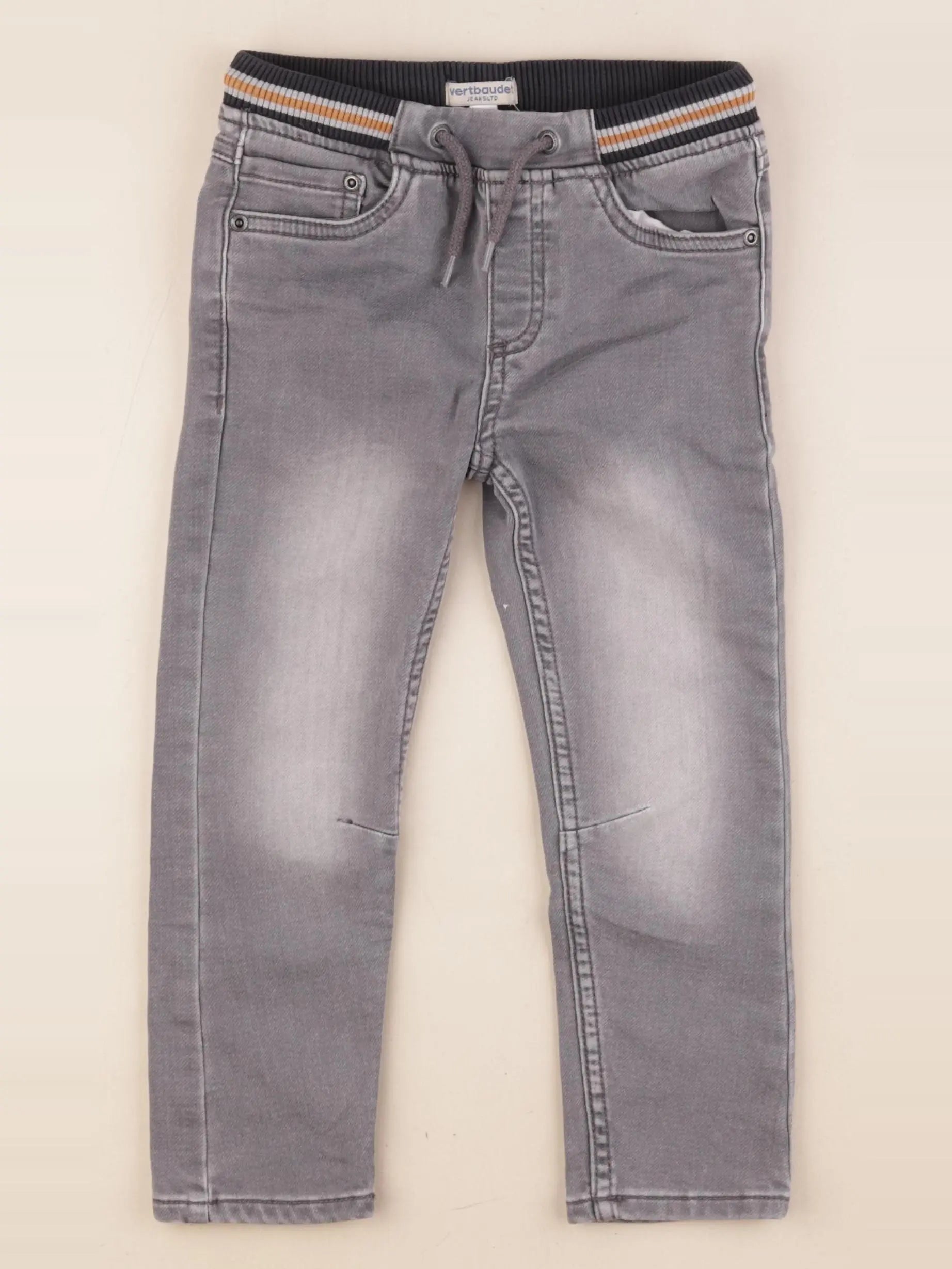 Vertbaudet - jean gris - 4 ans