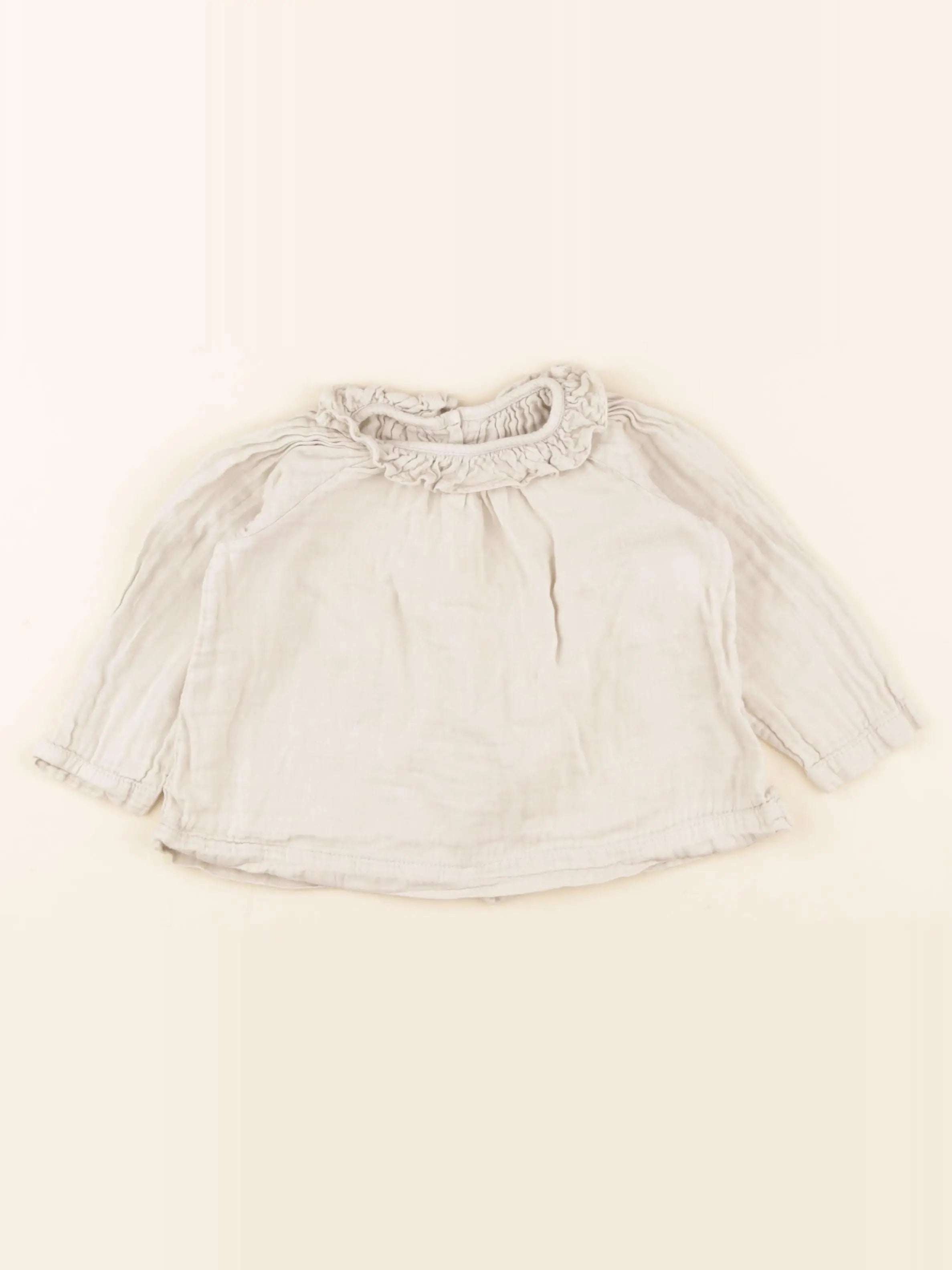 Poudre Organic - blouse gris - 18 mois