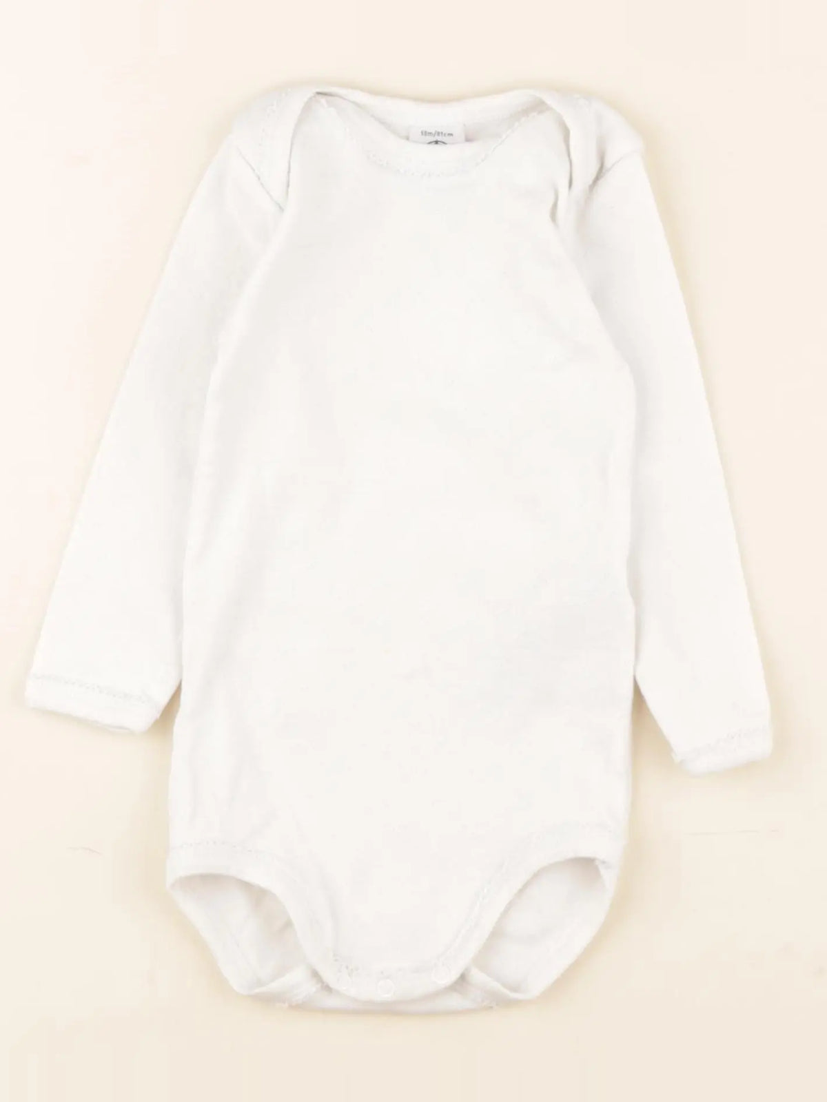 Petit Bateau - body blanc - 18 mois