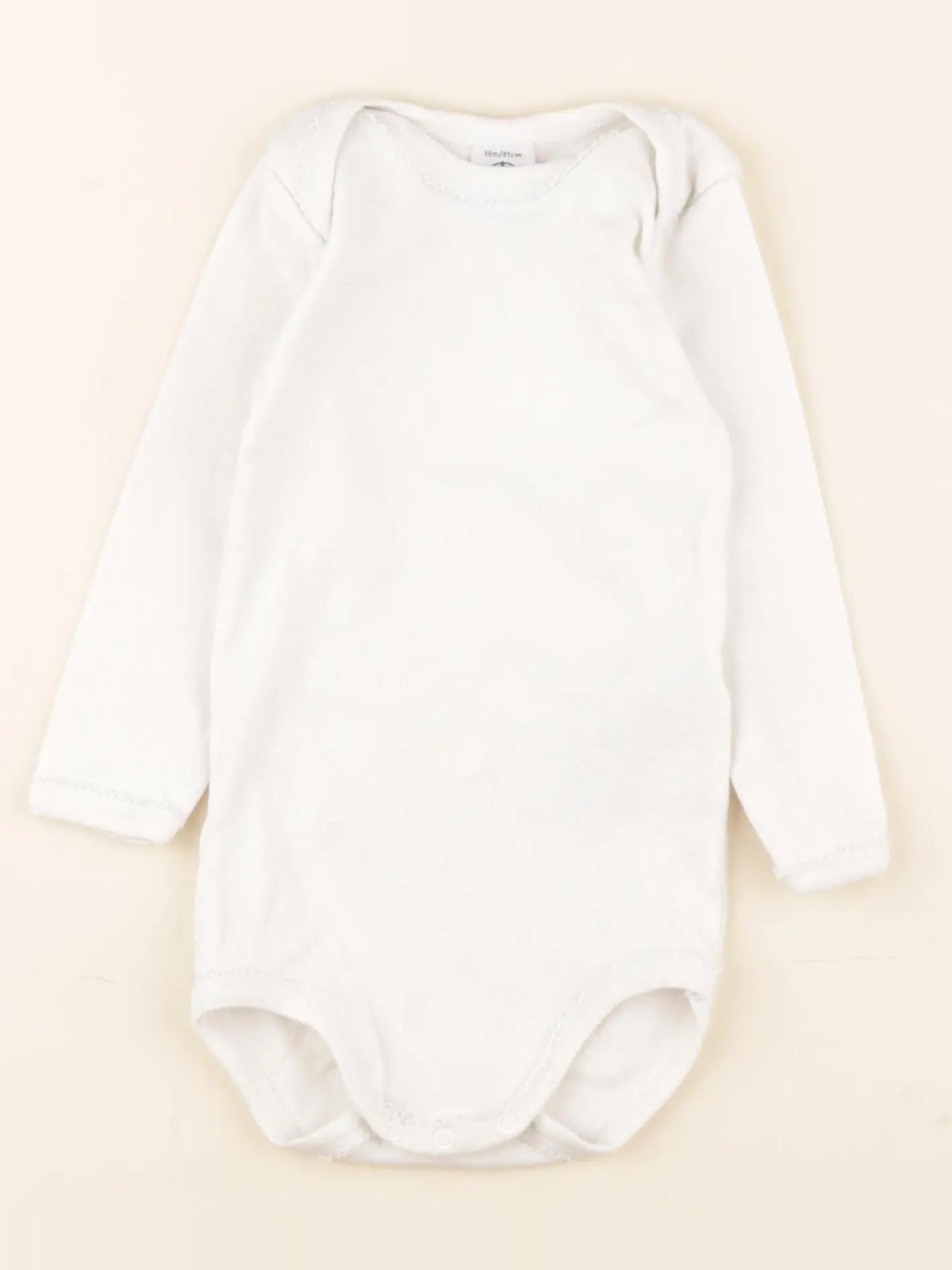 Petit Bateau - body blanc - 18 mois