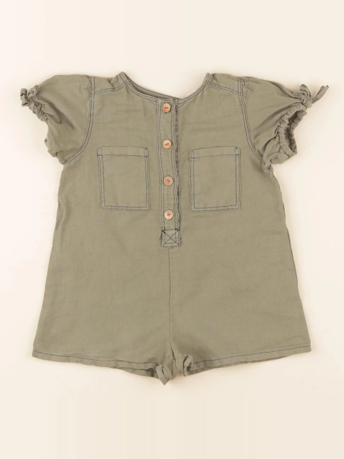 Zara - combinaison vert - 12/18 mois