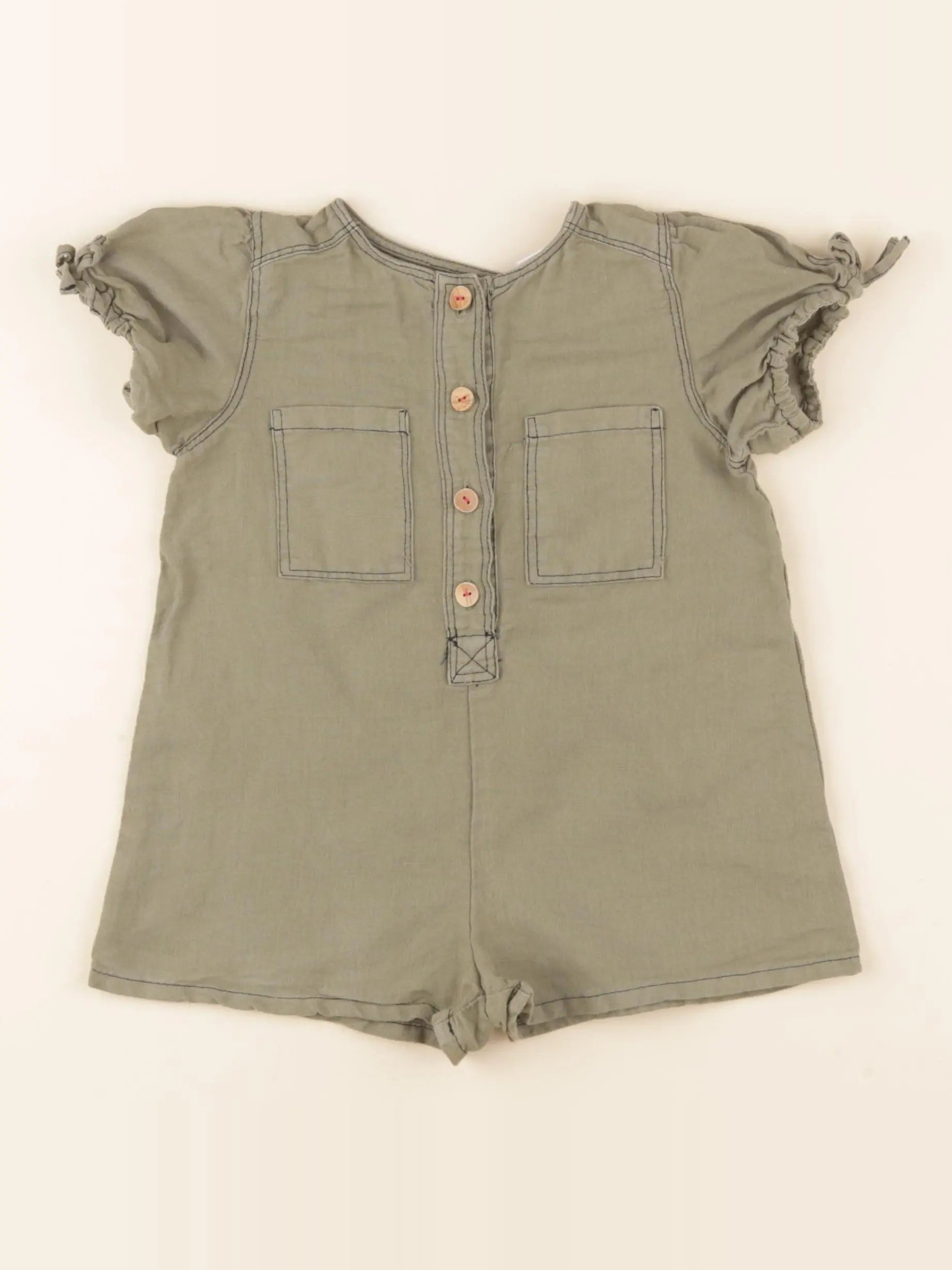 Zara - combinaison vert - 12/18 mois