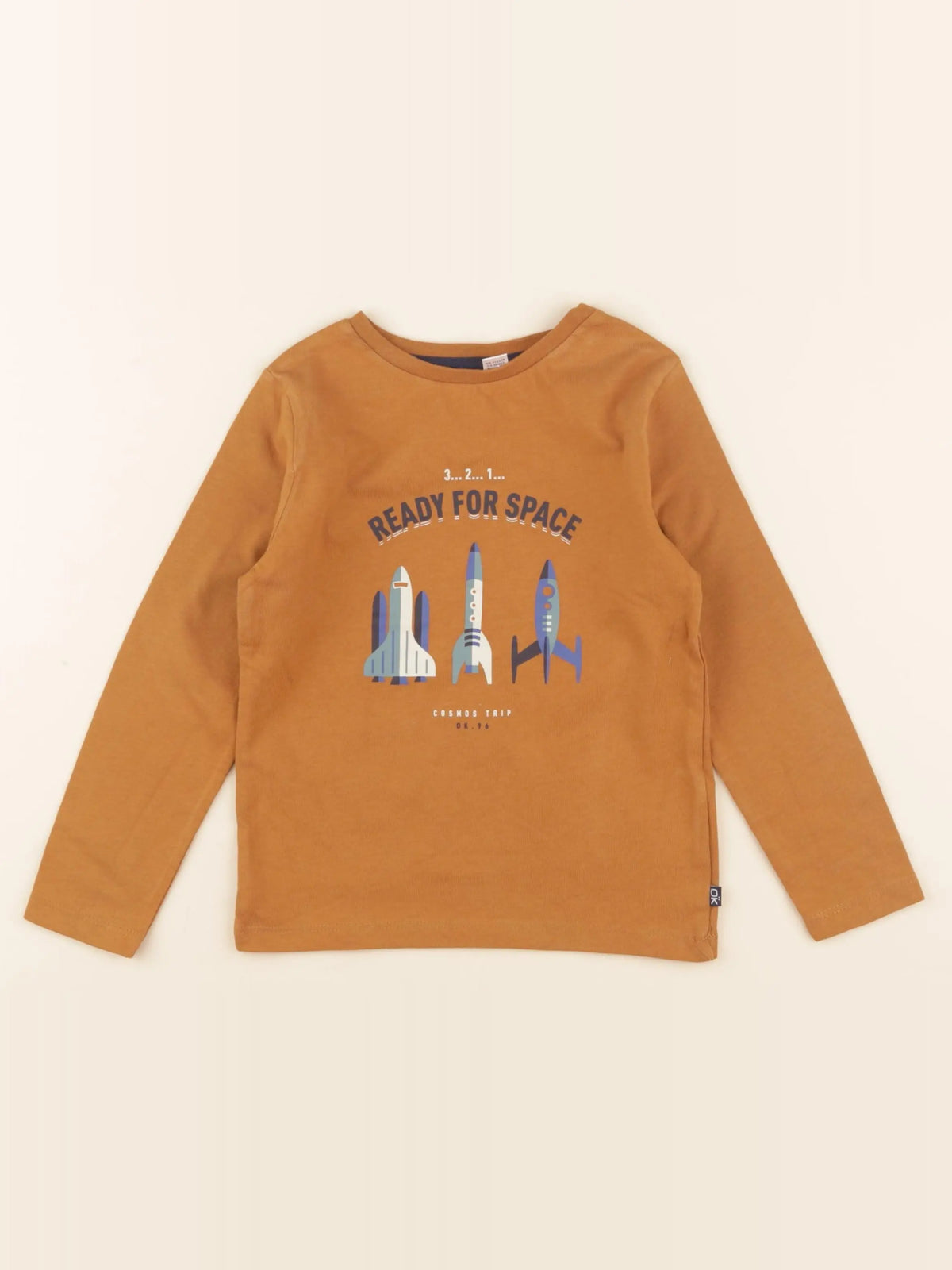 Okaidi - tee-shirt marron - 3 ans
