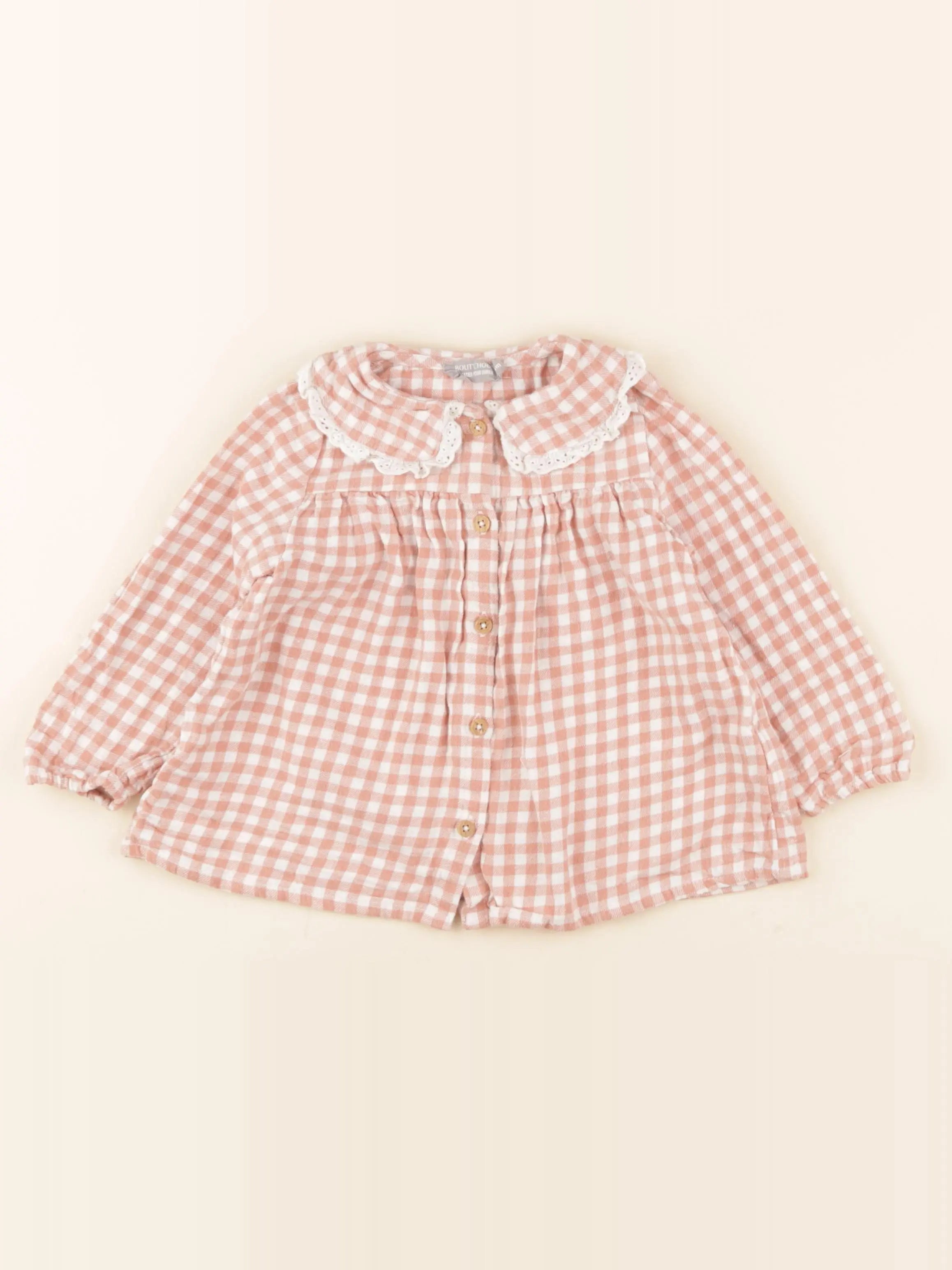 Boutchou - blouse rose - 24 mois