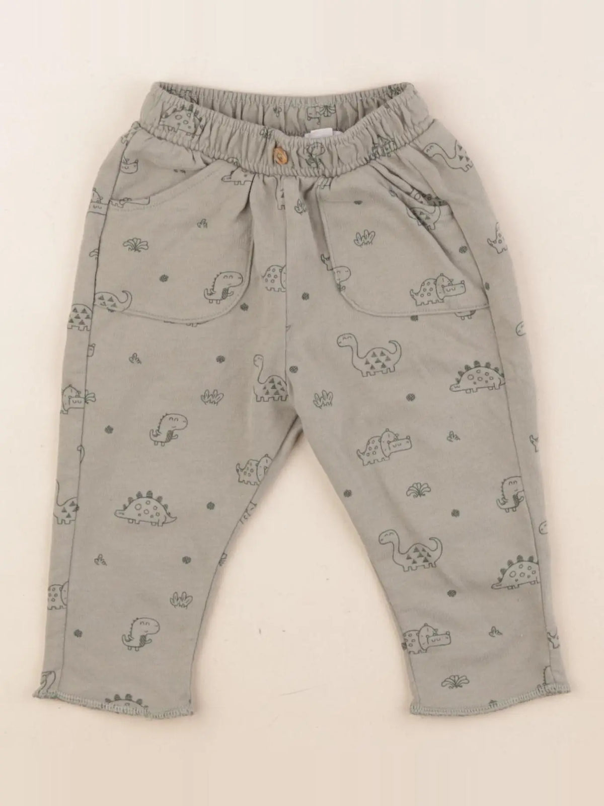 Vertbaudet - pantalon vert - 3 mois