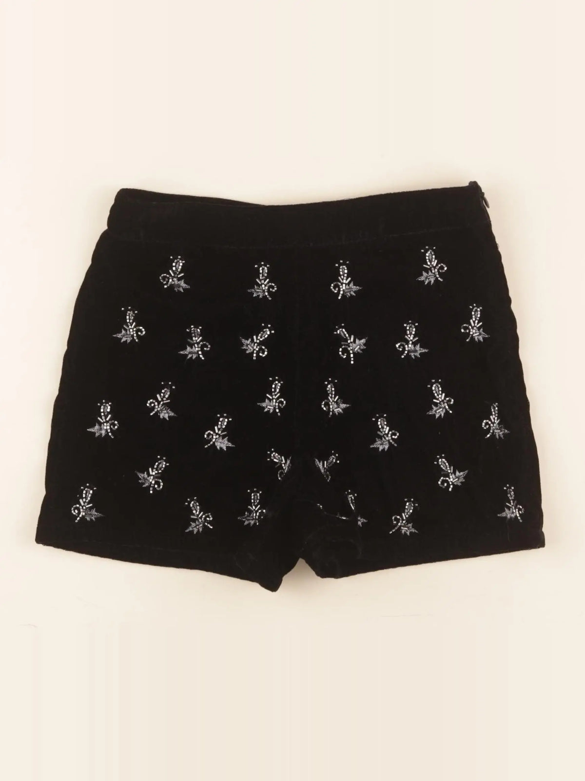 Zara - short noir, argent - 6 ans