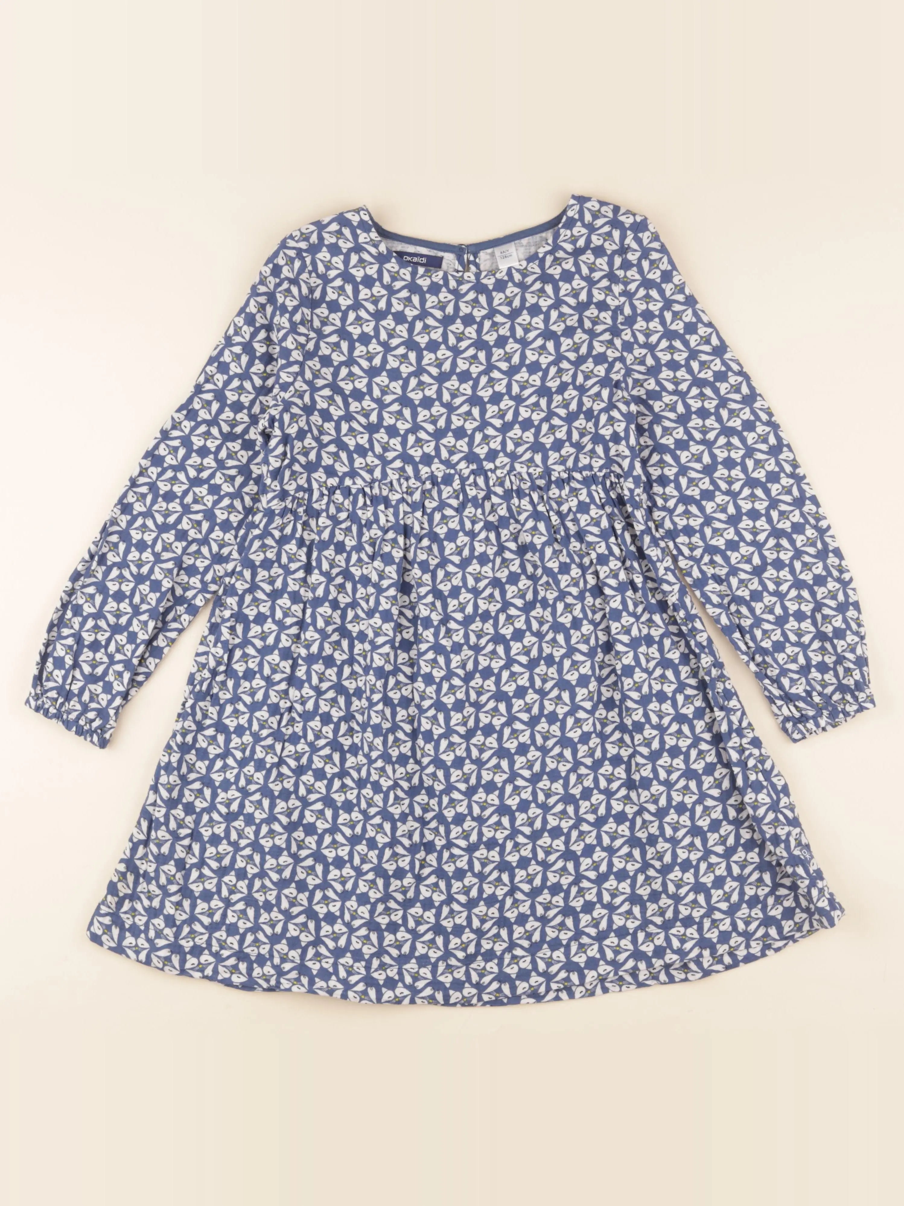 Okaidi - robe bleu - 8 ans